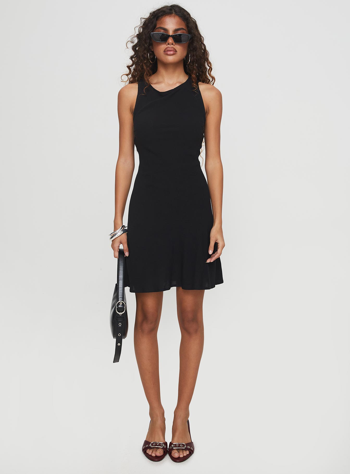 Vivre Mini Dress Black - Image 7