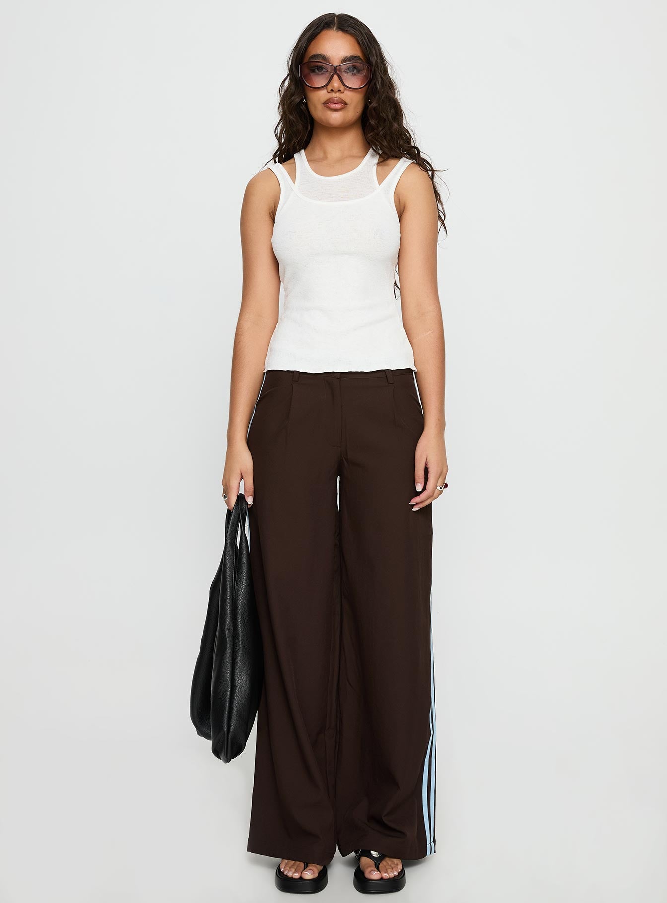 Wendi Tipping Suit Pant Brown / Blue - Image 7