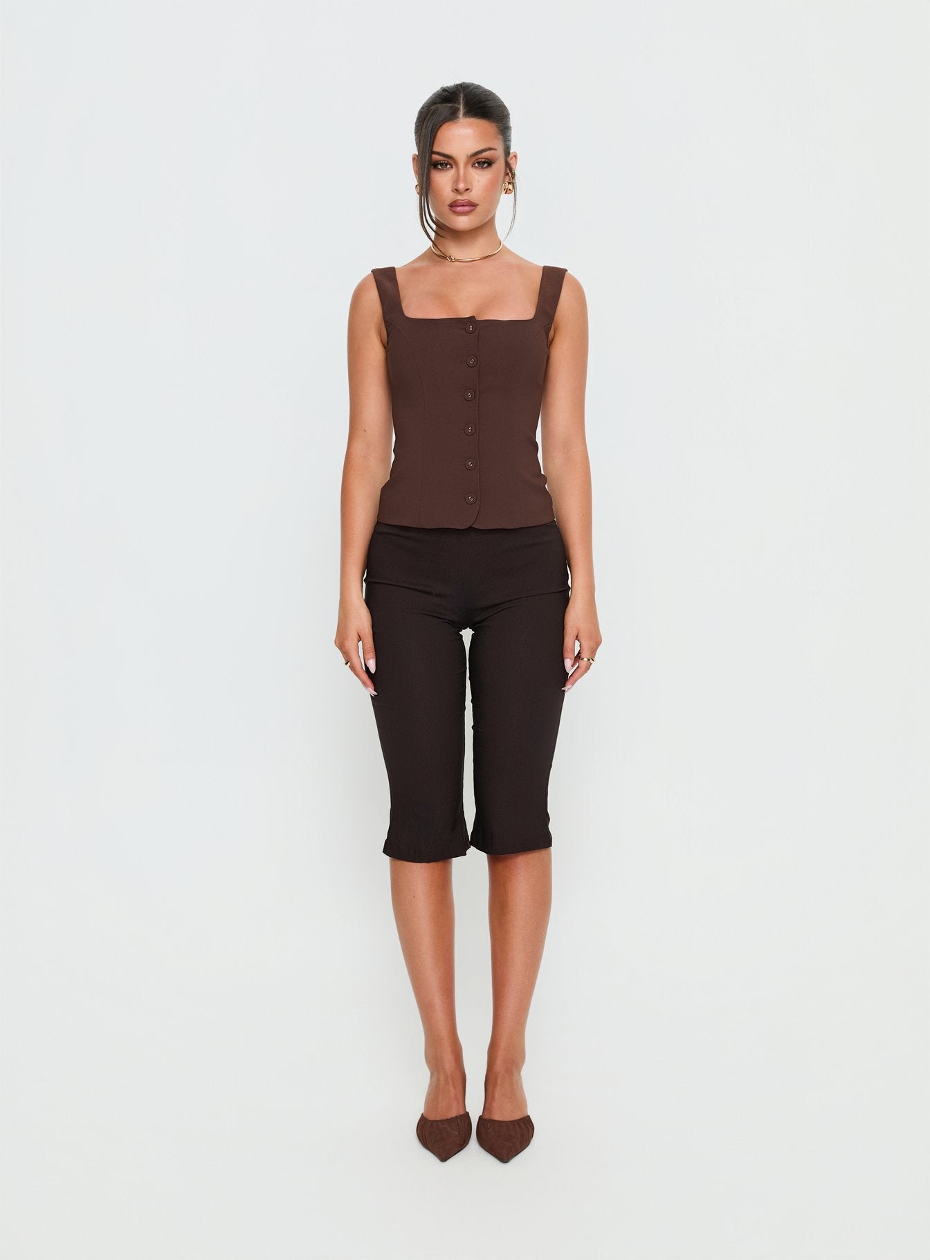 Zamie Top Chocolate - Image 6