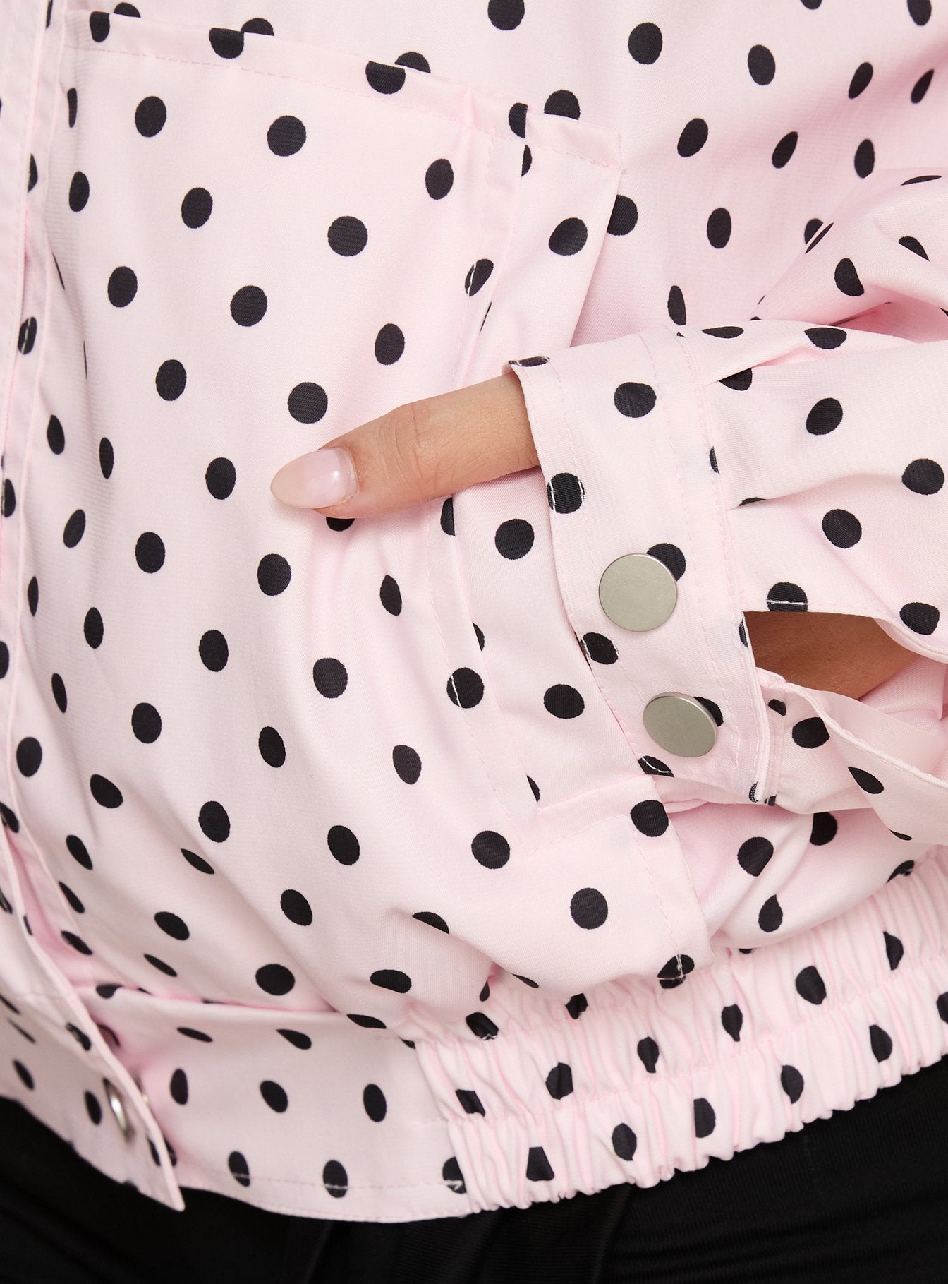 Swayer Oversized Jacket Pink Polka Dot - Image 7