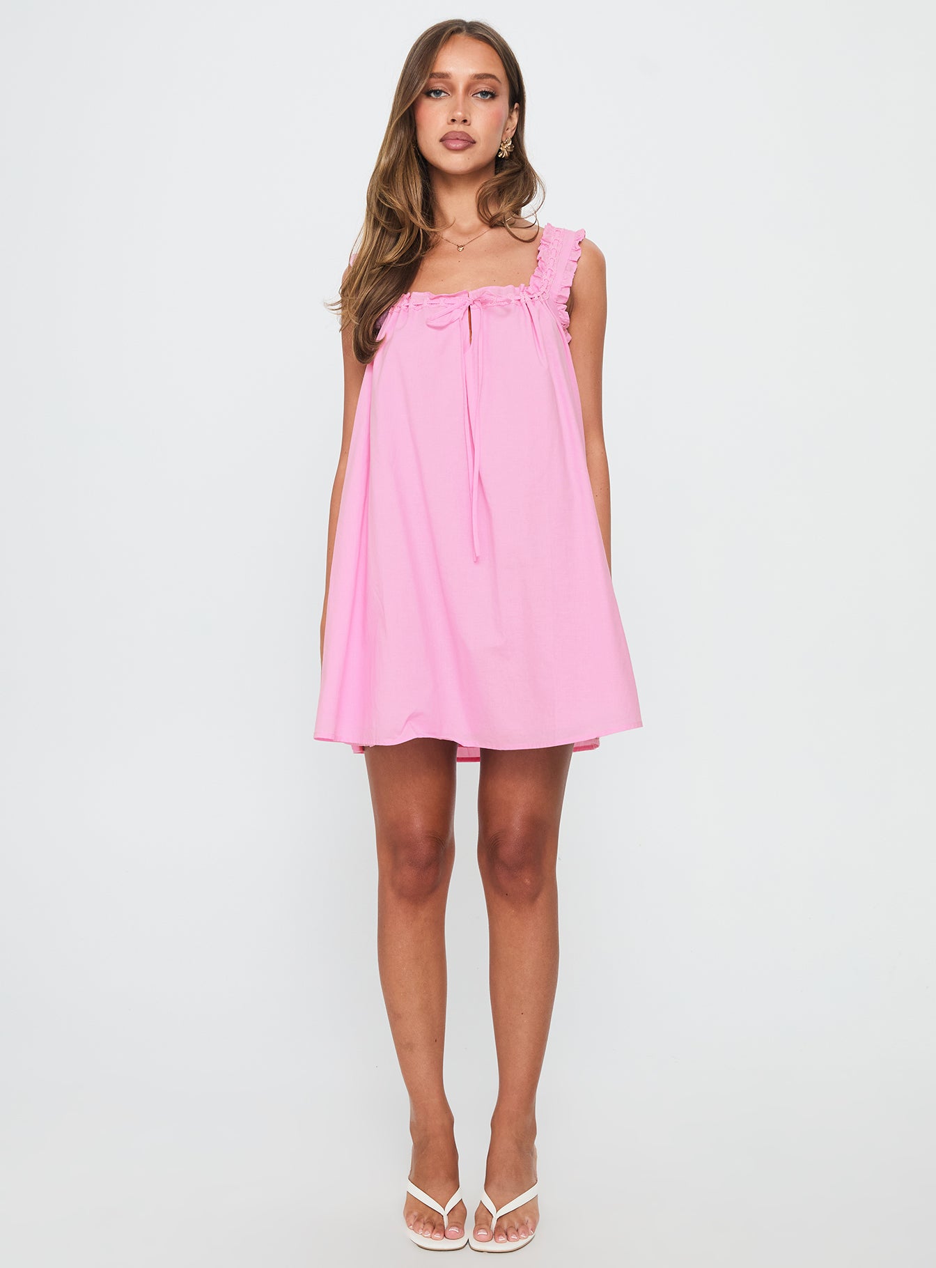 Swing Mini Dress Pink - Image 7