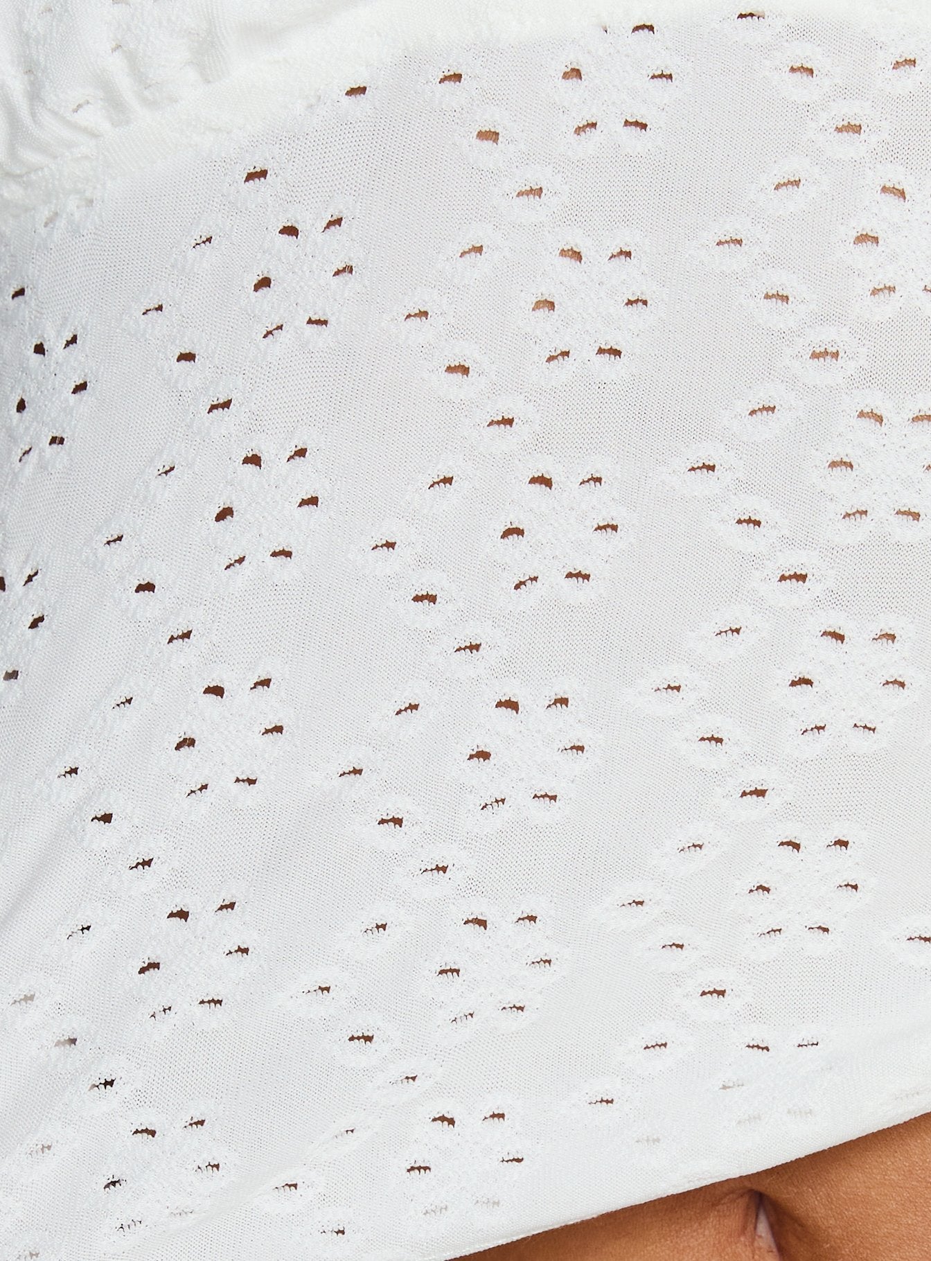 Whimsy Embroidered Halter Top White - Image 7