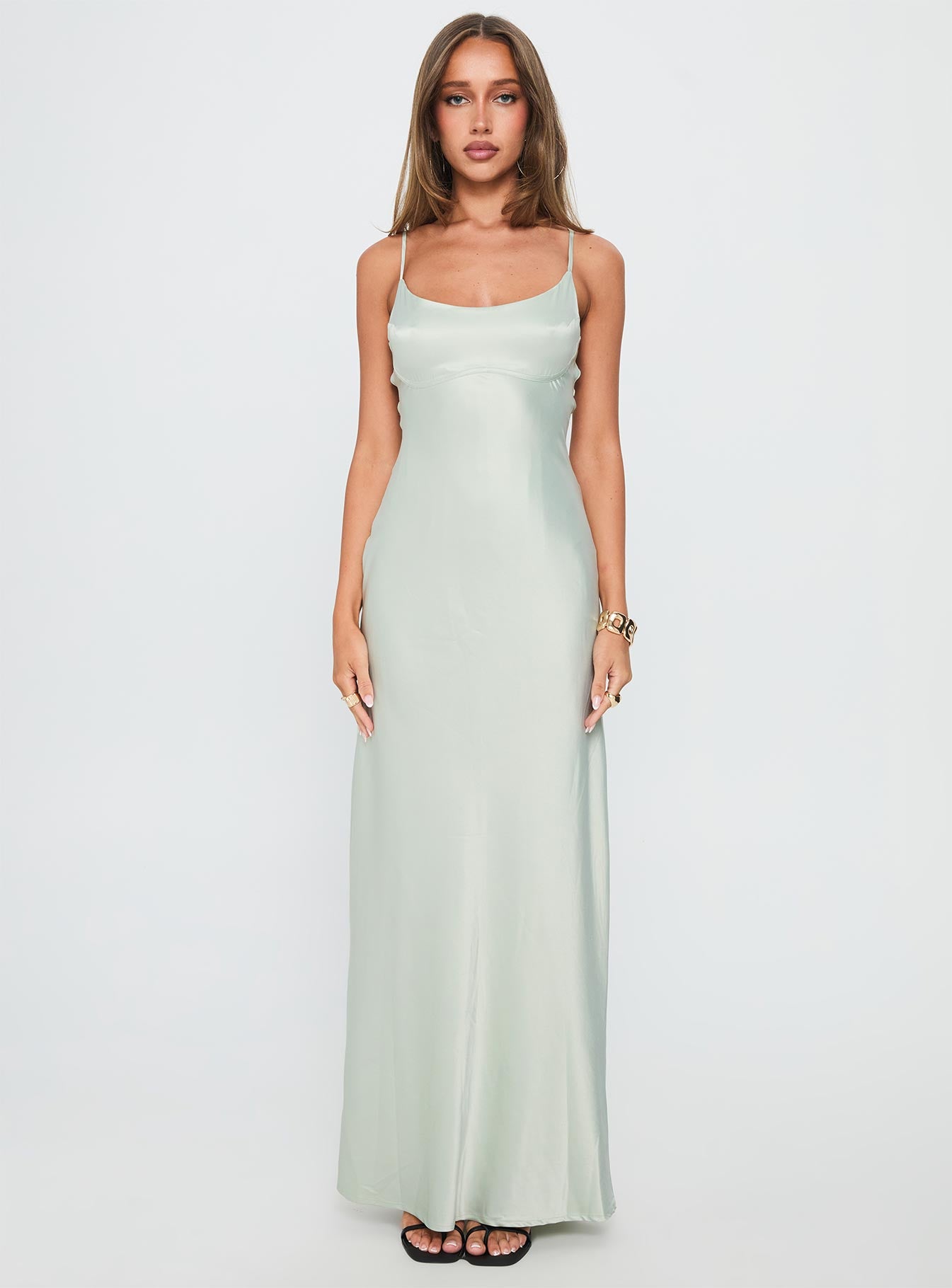 Ravia Maxi Dress Sage - Image 6