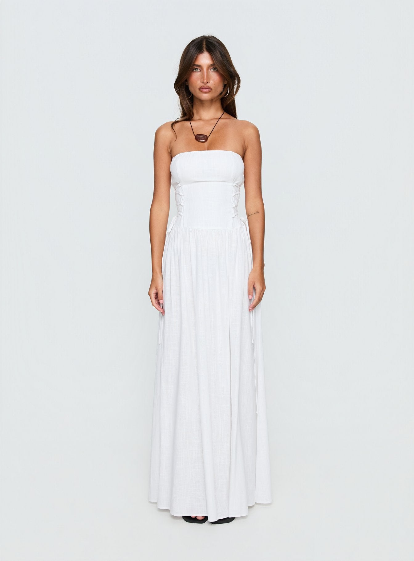 So Far So Good Maxi Dress White - Image 7