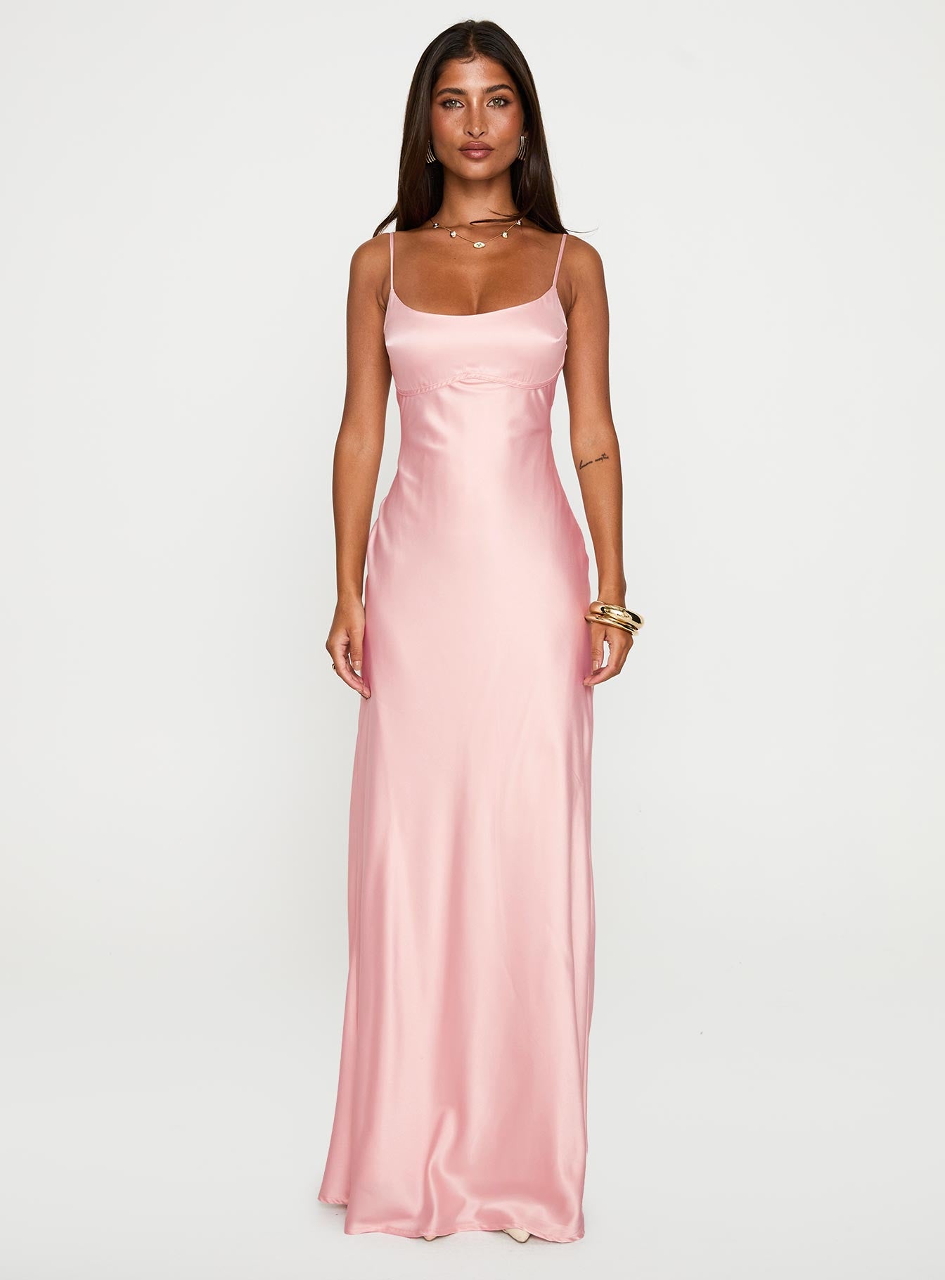 Ravia Maxi Dress Pink - Image 7