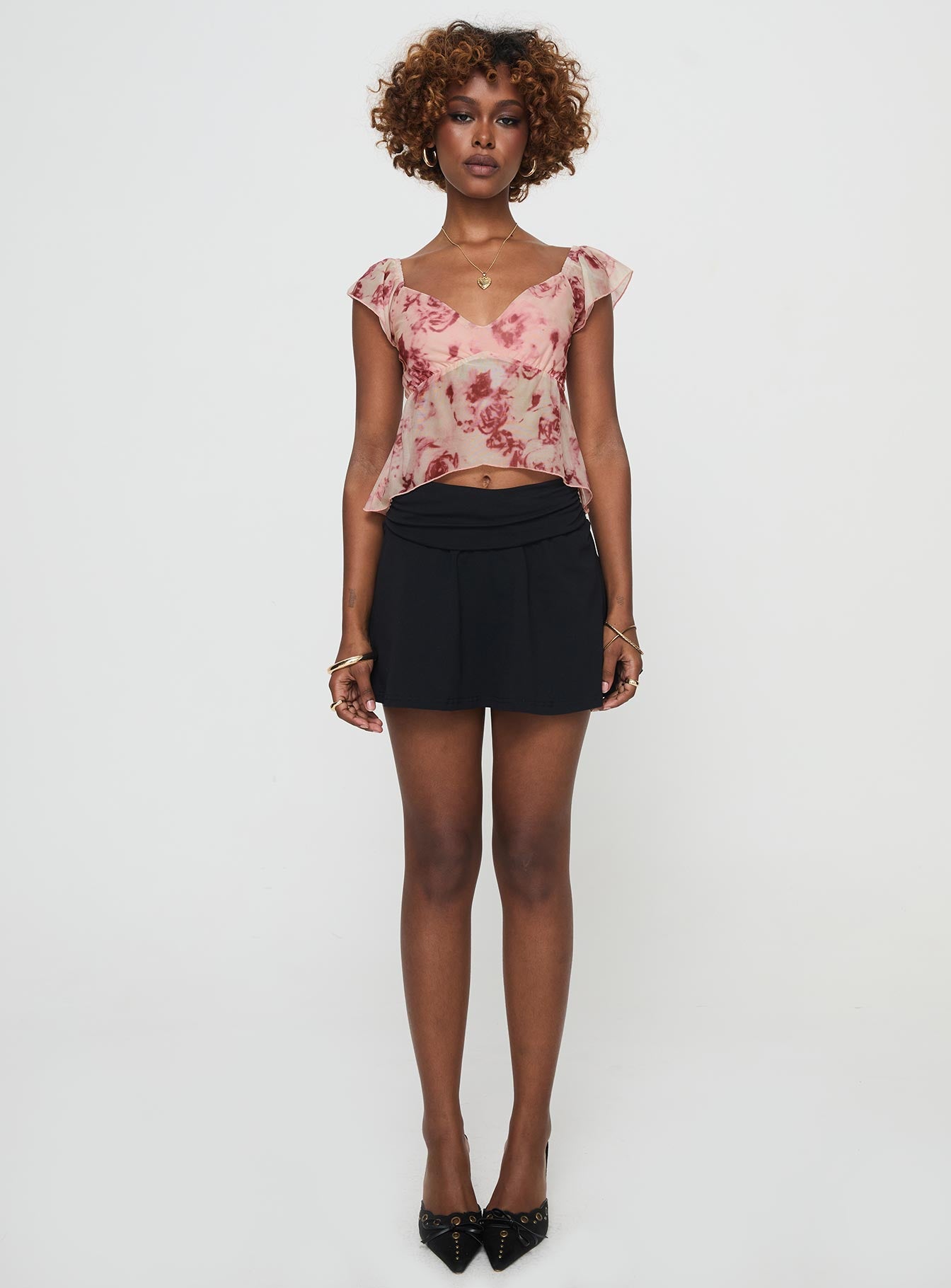 Time After Top Pink Floral - Image 7