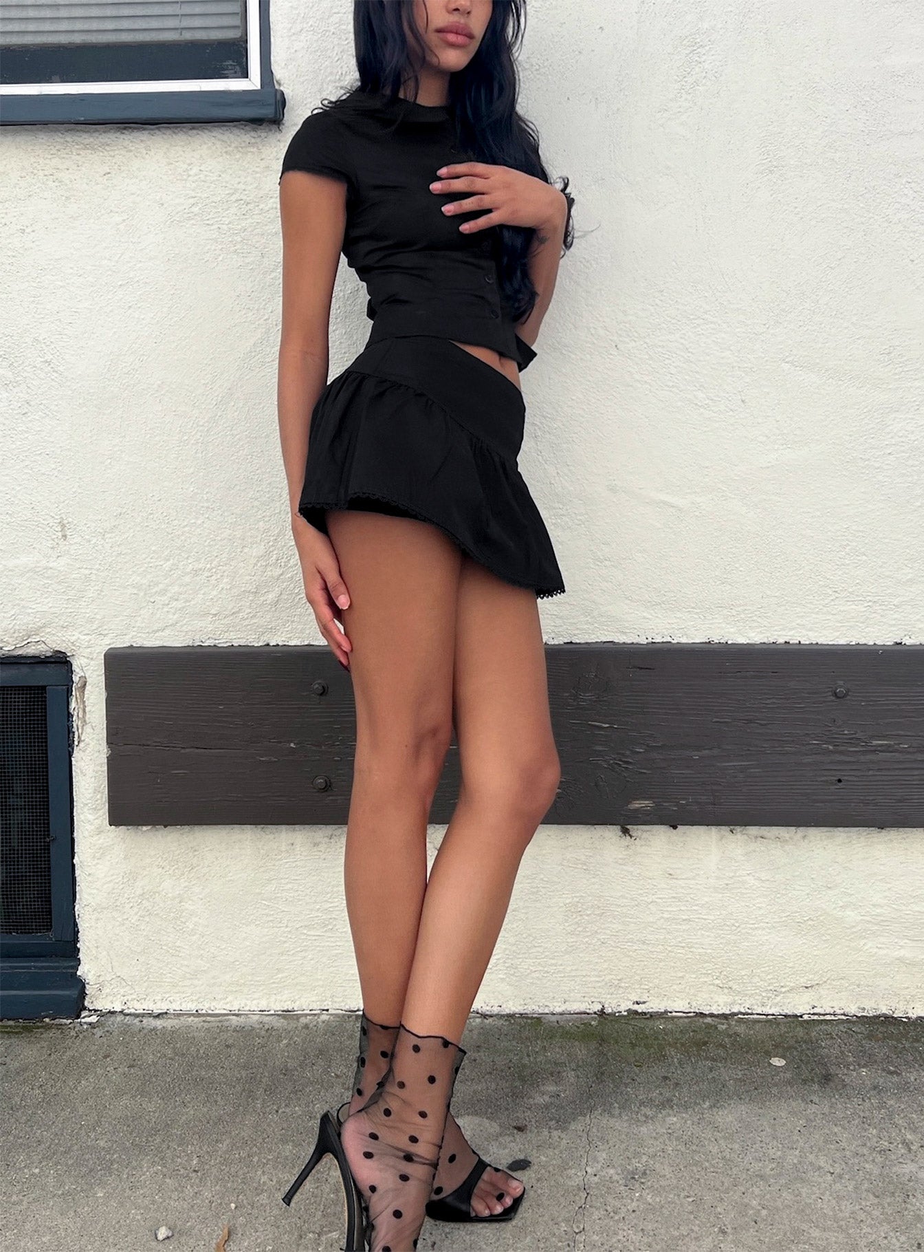 Sweet Treat Button Up Set Black - Image 9