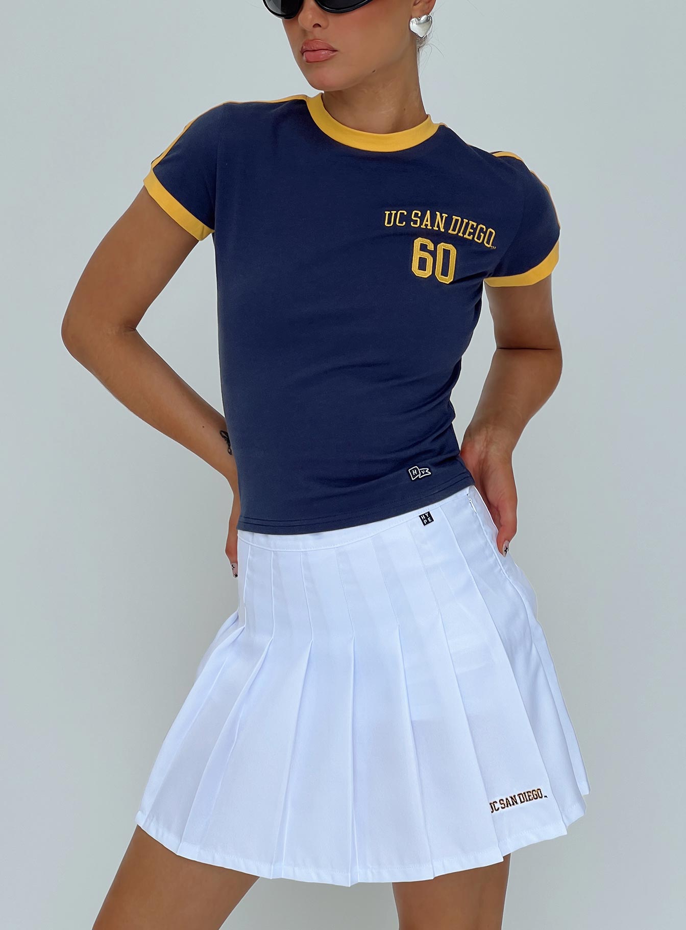 Ucsd Goalie Baby Tee Navy - Image 9