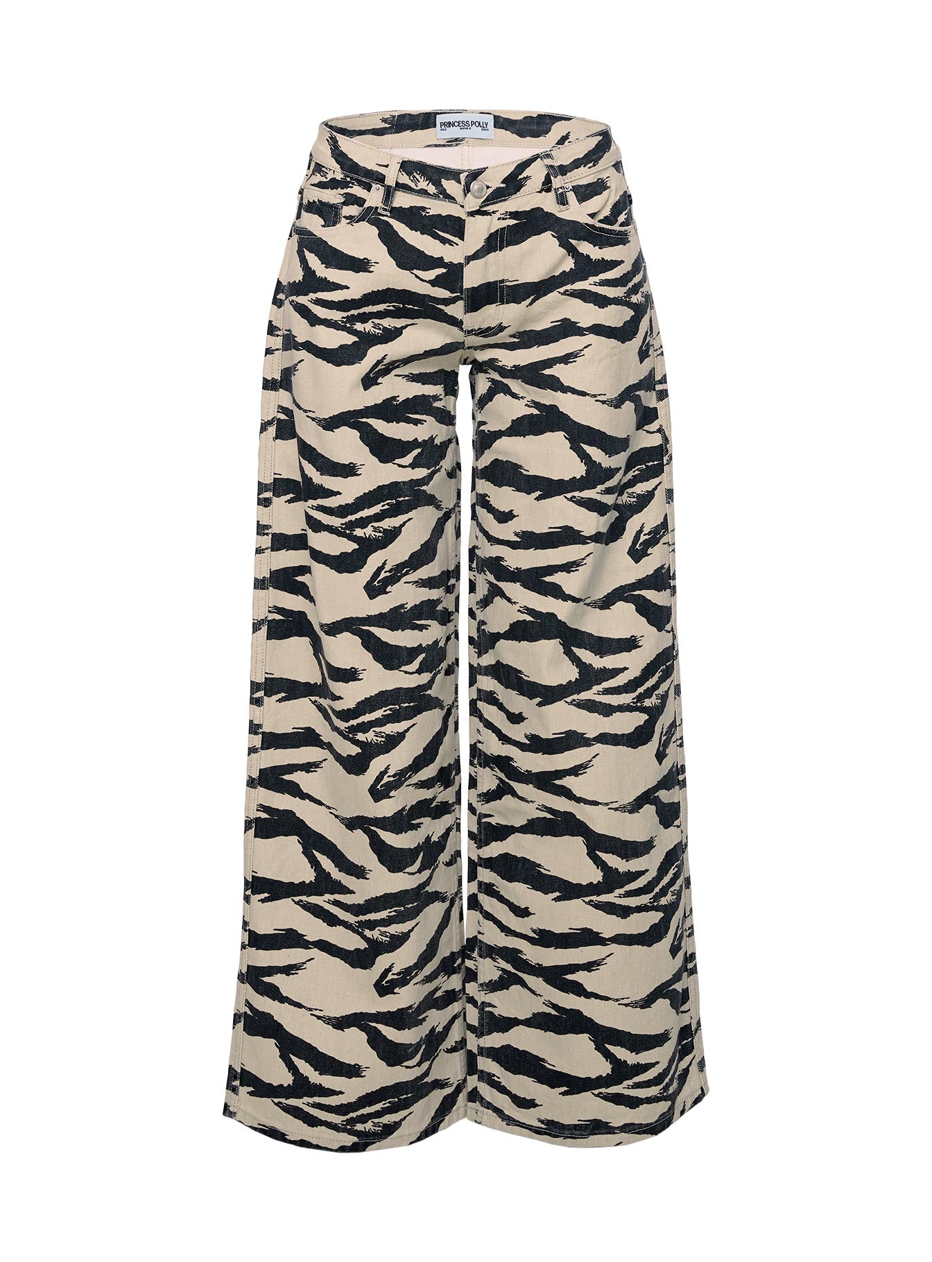 Ramos Low Rise Wide Leg Jeans Tiger - Image 3