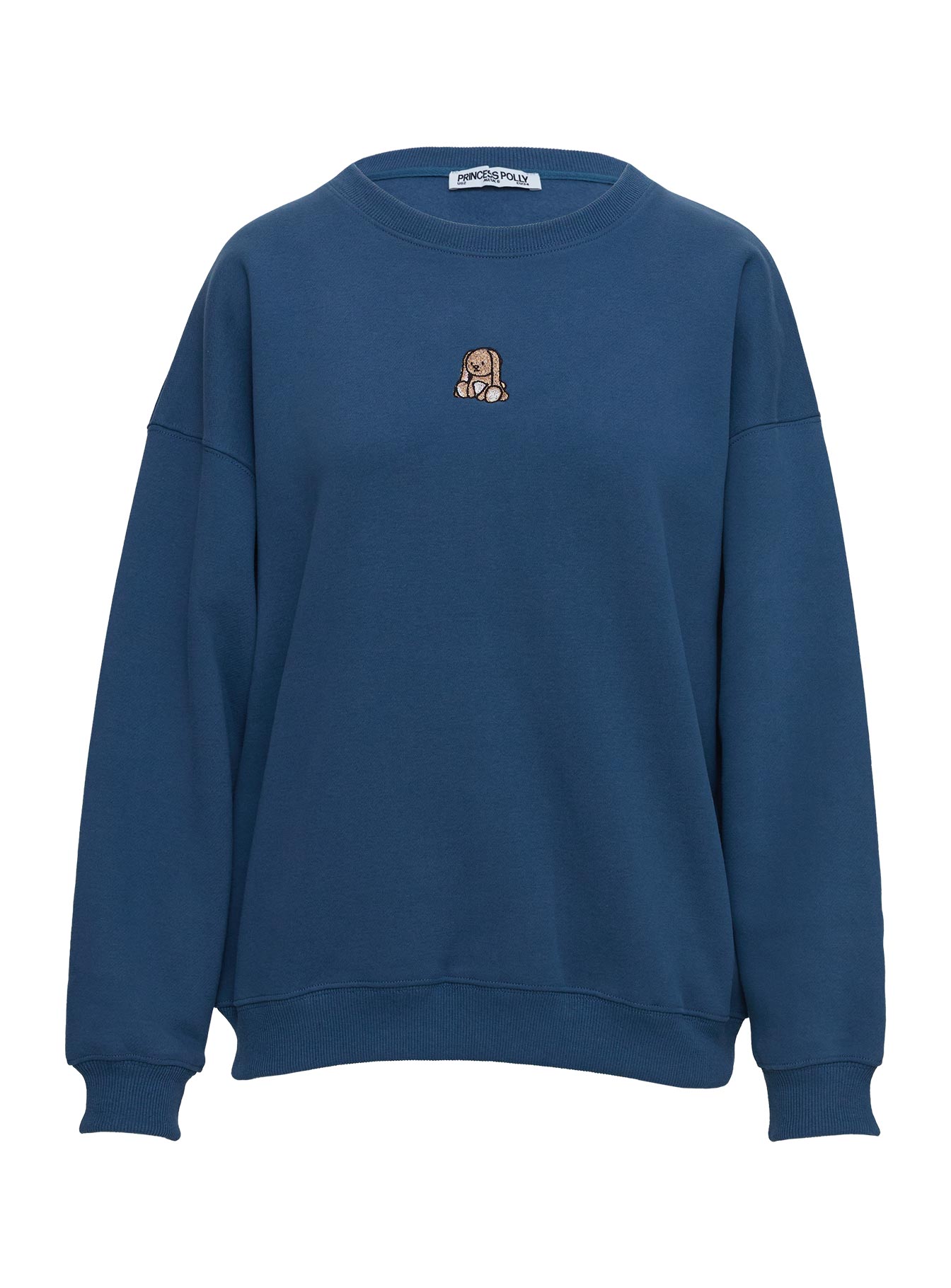 Sleepy Bunny Crewneck Jumper Navy - Image 5