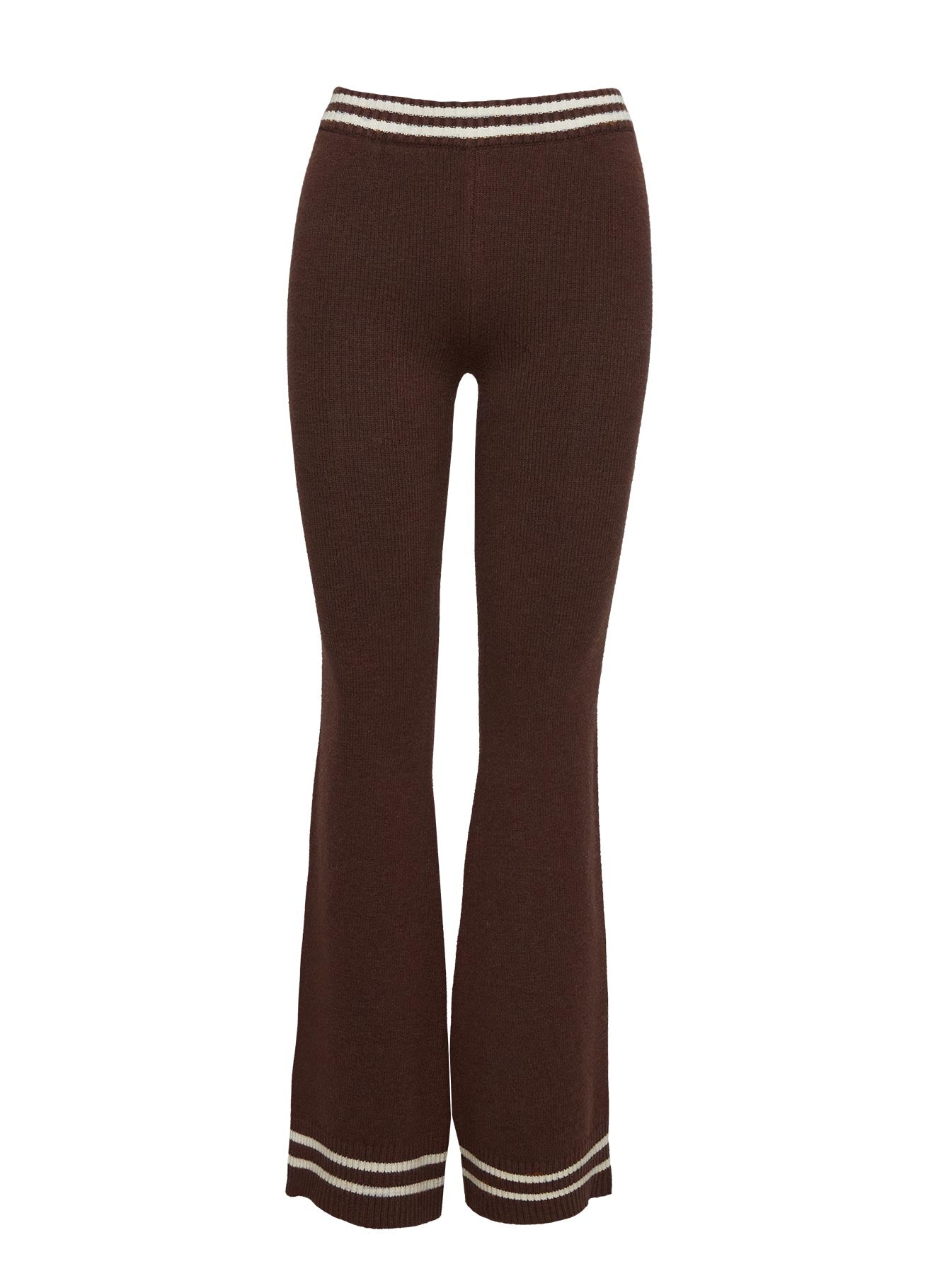 Square One Pants Brown / Cream - Image 5