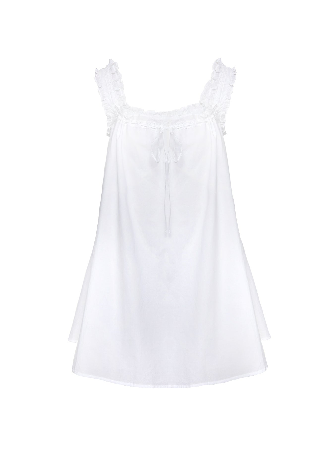 Swing Mini Dress White Petite - Image 5