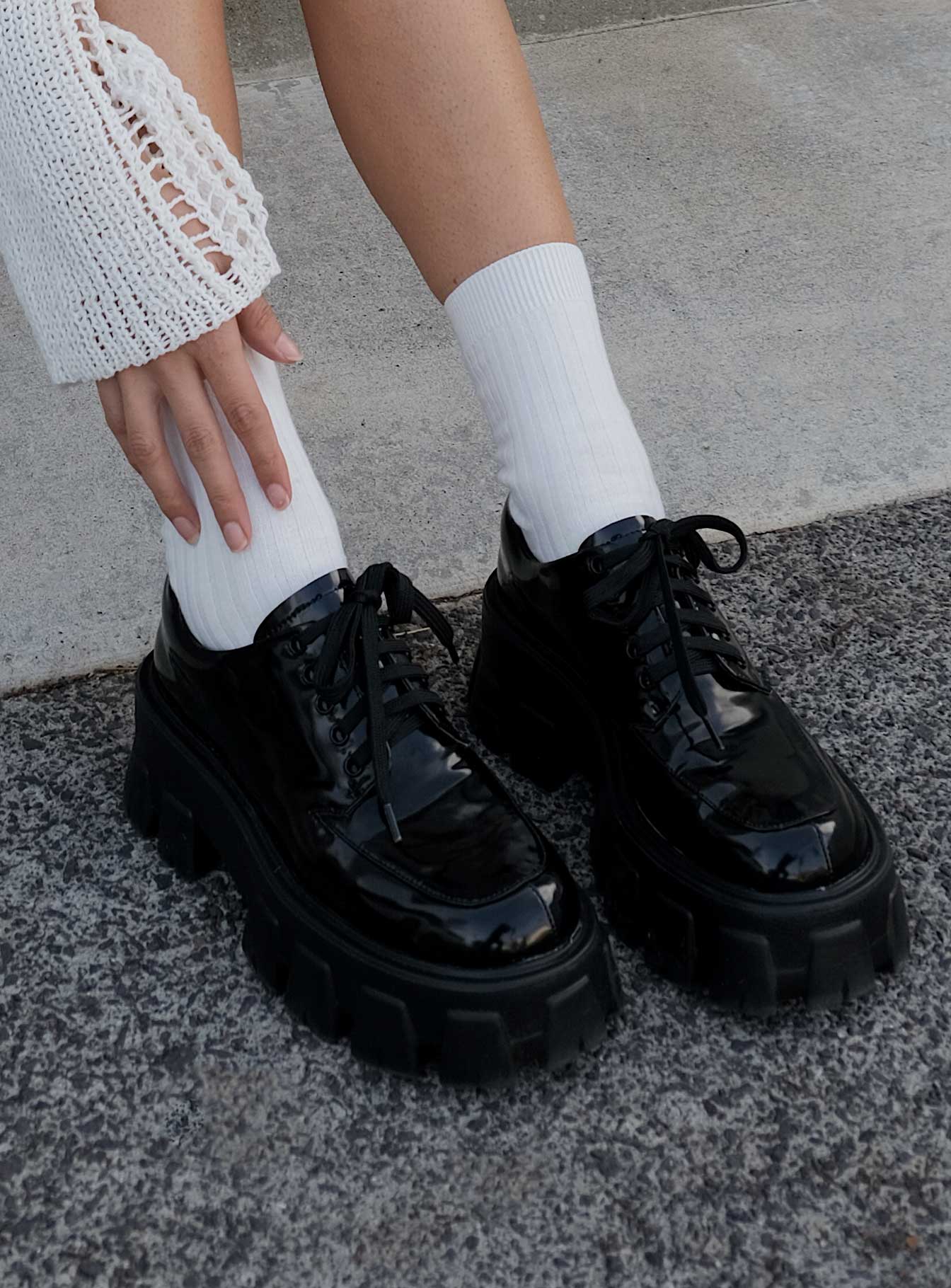 Alternative view of Sports Crew Ribbed Sock