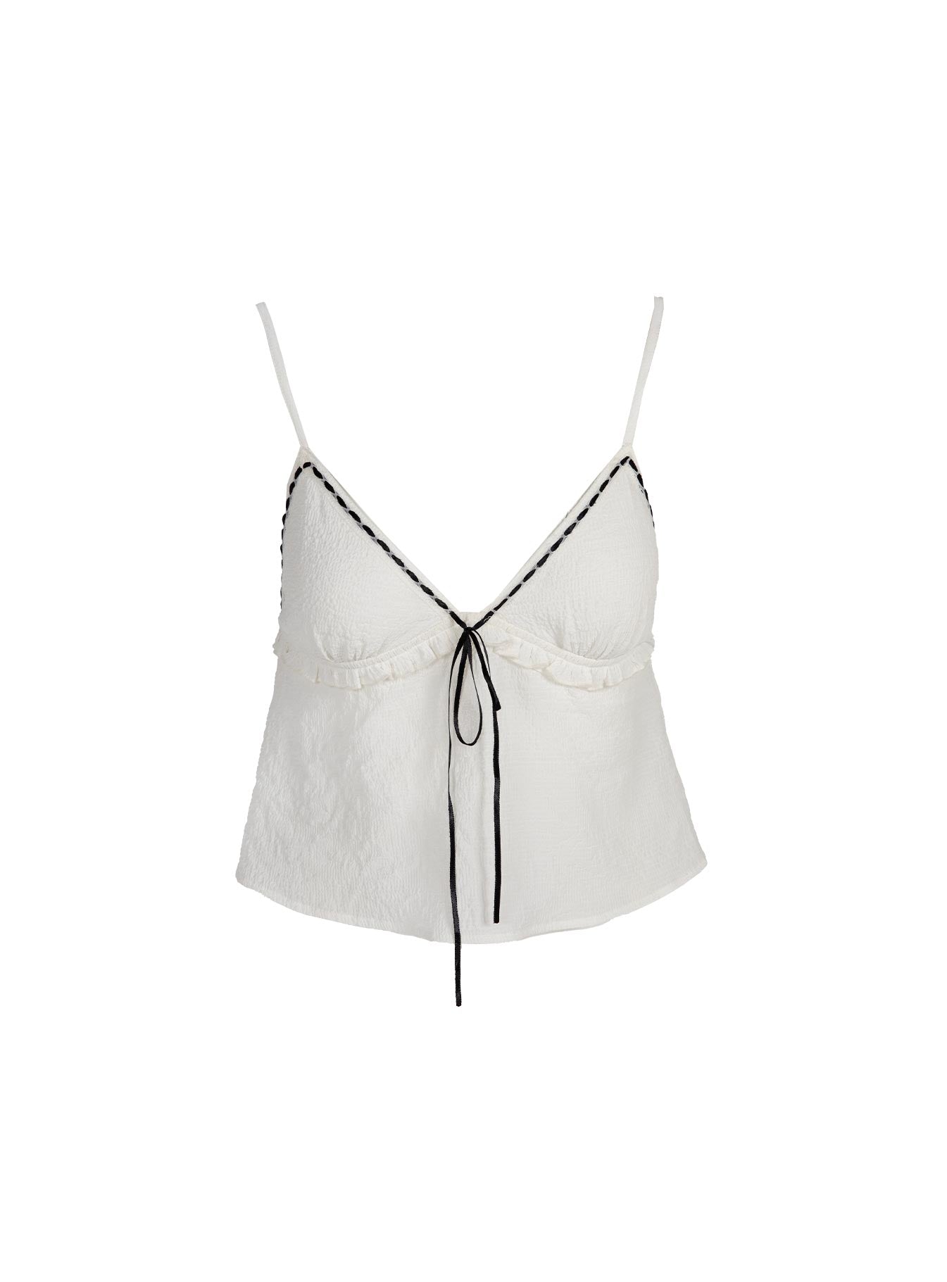 Trevani Ribbon Cami Ivory - Image 5