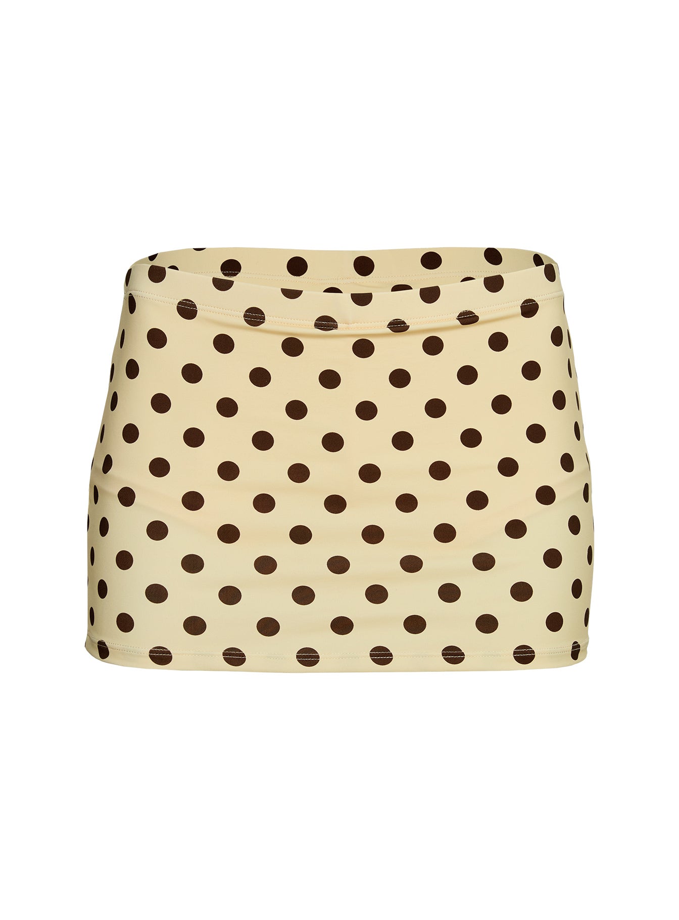 Tenya Swim Skort Yellow / Brown Polka Dot - Image 4