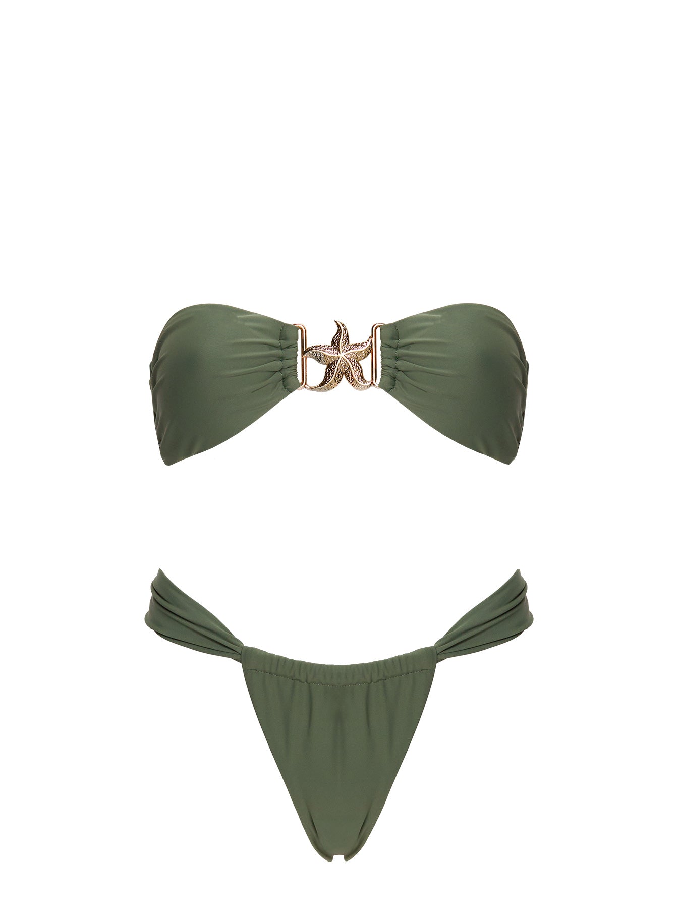So Sunkissed Hardware Detail Bikini Top Green - Image 5