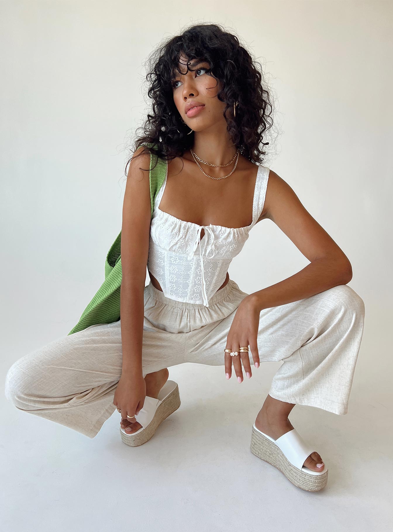 Alternative view of Louis Linen Blend Pants Beige
