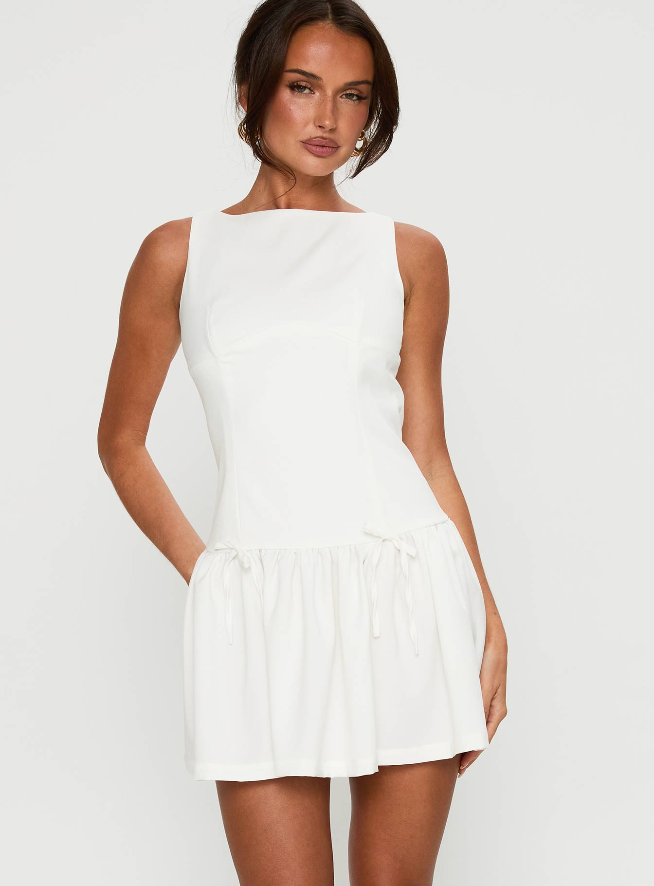 Alternative view of Milienne Mini Dress White