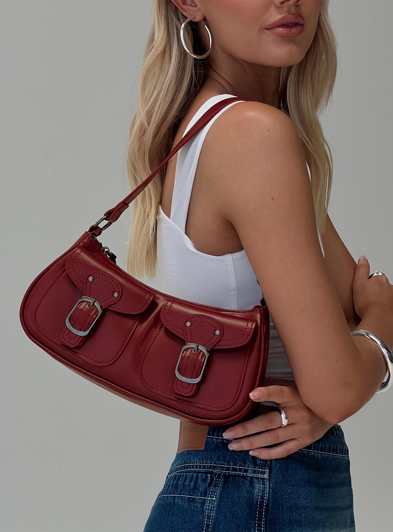 Jayalen Shoulder Bag Red - Image 6