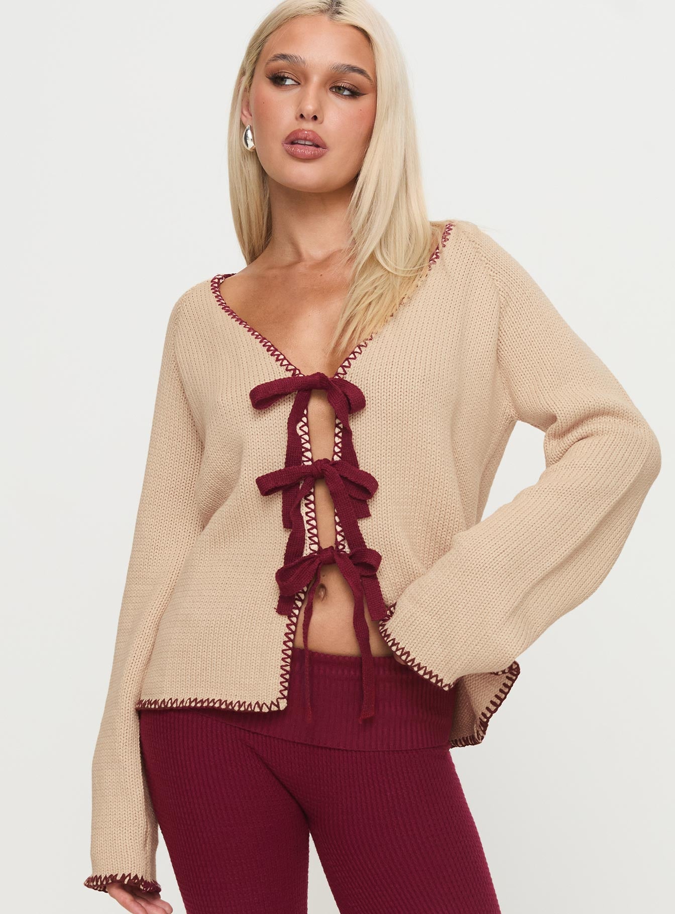 Alternative view of Kiss Goodbye Knit Cardigan Multi