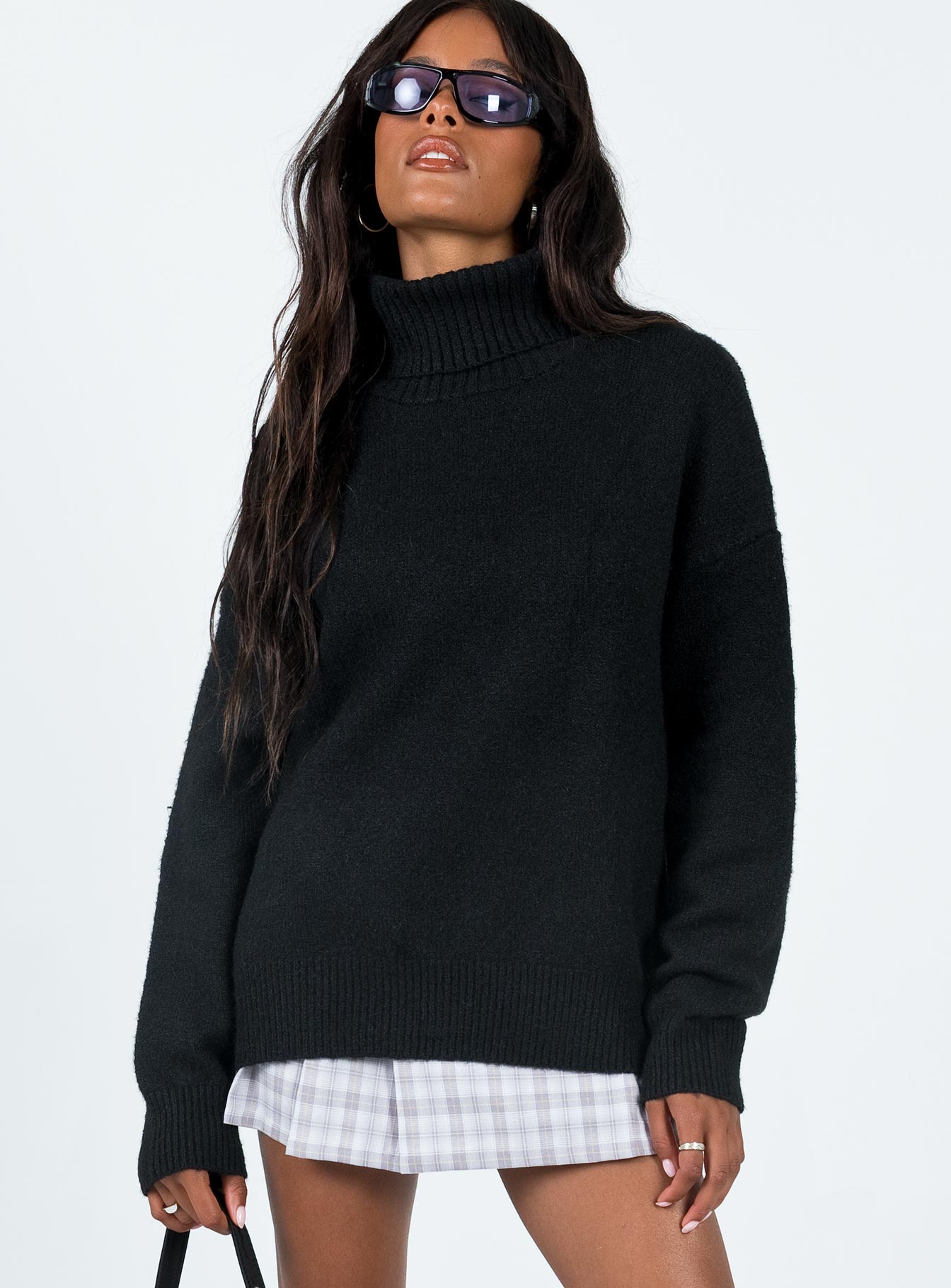 Alternative view of Oswin Turtleneck Sweater Black
