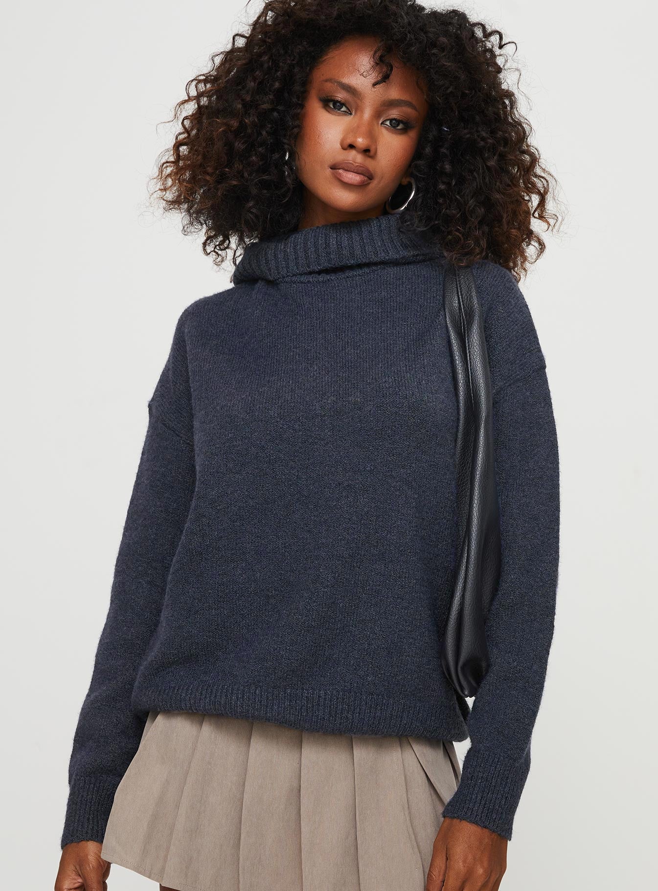 Alternative view of Oswin Turtleneck Sweater Navy