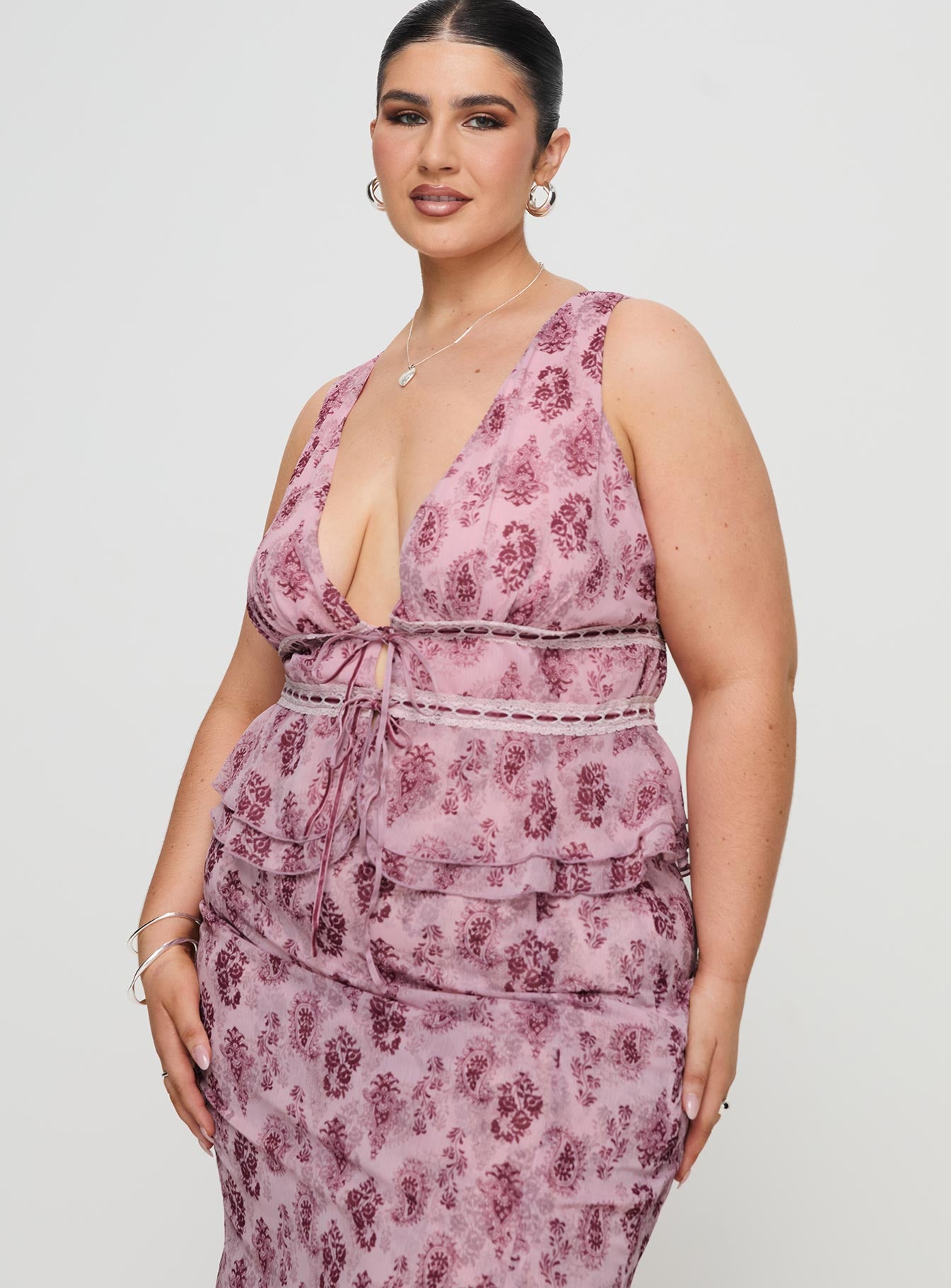 Alternative view of Nikolise Top Purple Curve