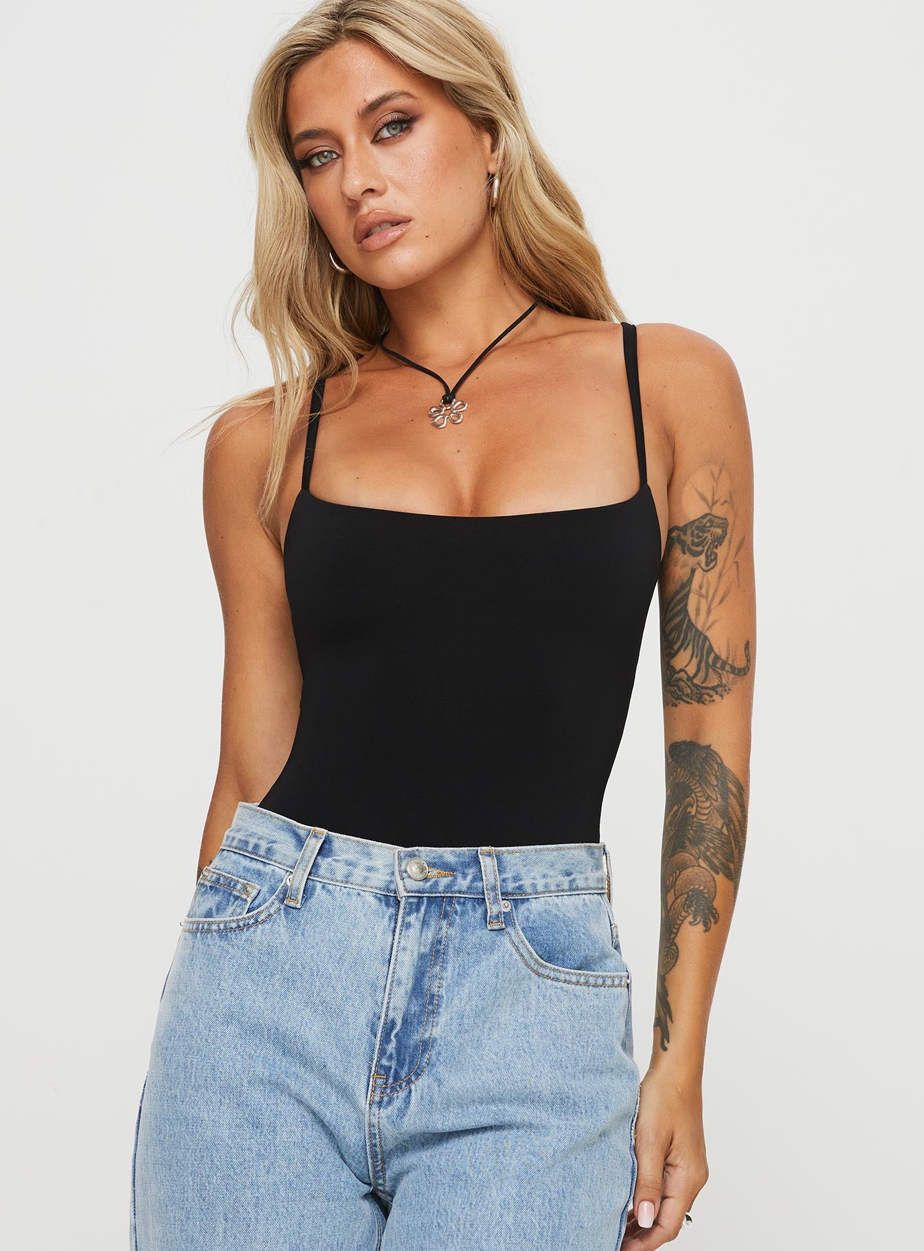 Alternative view of Off Stage Bodysuit Black