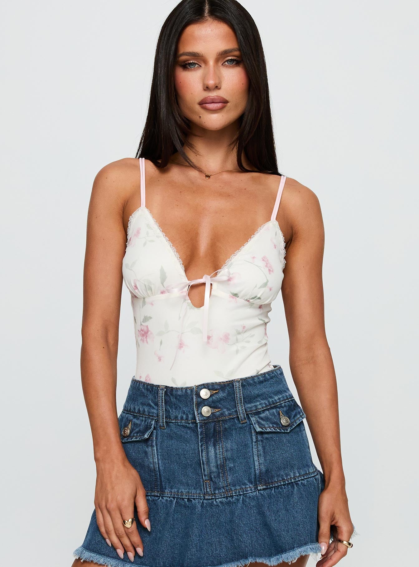 Alternative view of Final Fantasy Bodysuit Multi Floral