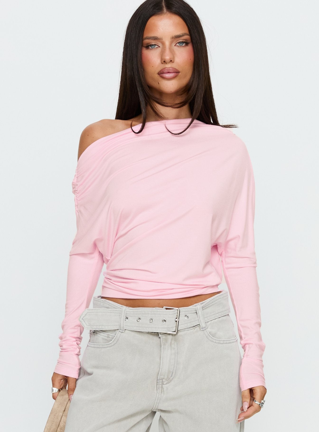 Alternative view of Party Hour Off Shoulder Top Pink