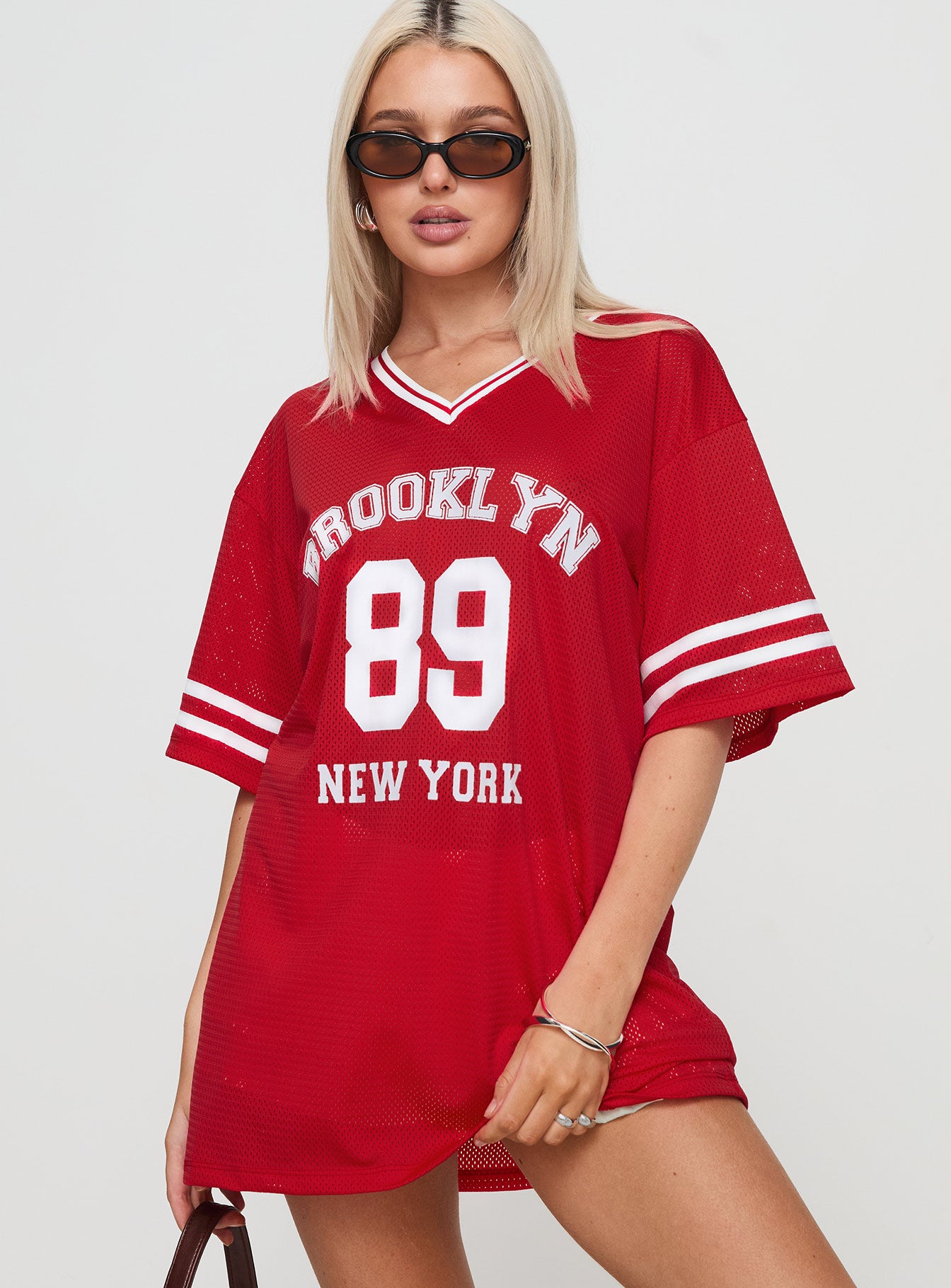 Alternative view of Michail Jersey Mini Dress Red