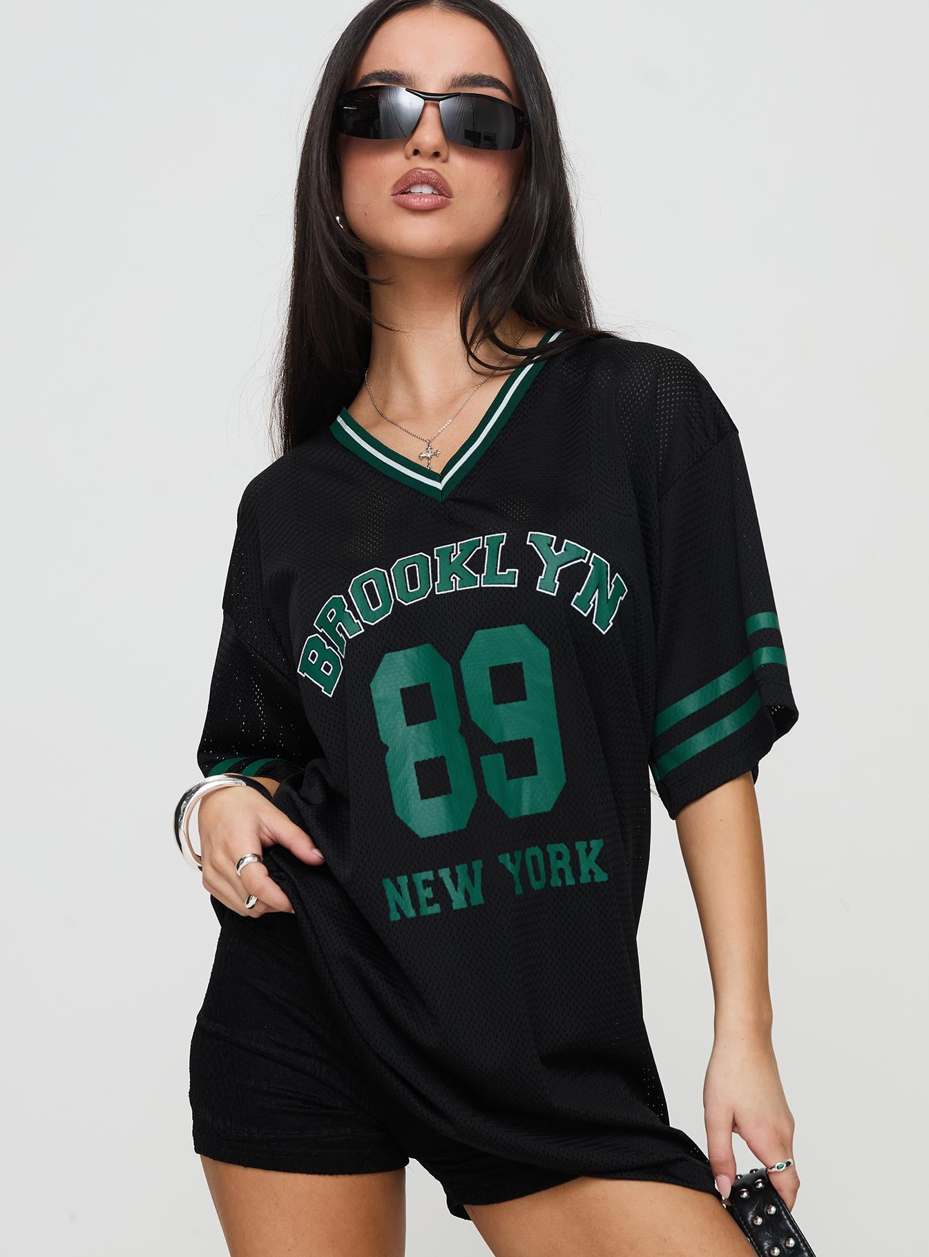 Alternative view of Michail Jersey Mini Dress Green