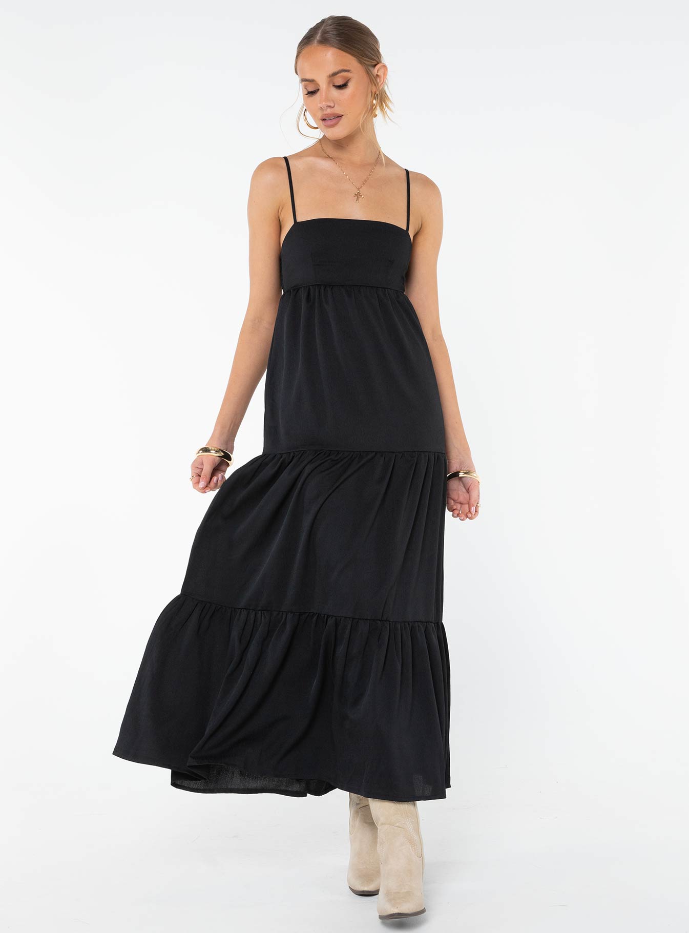 Alternative view of Dunster Maxi Dress Black