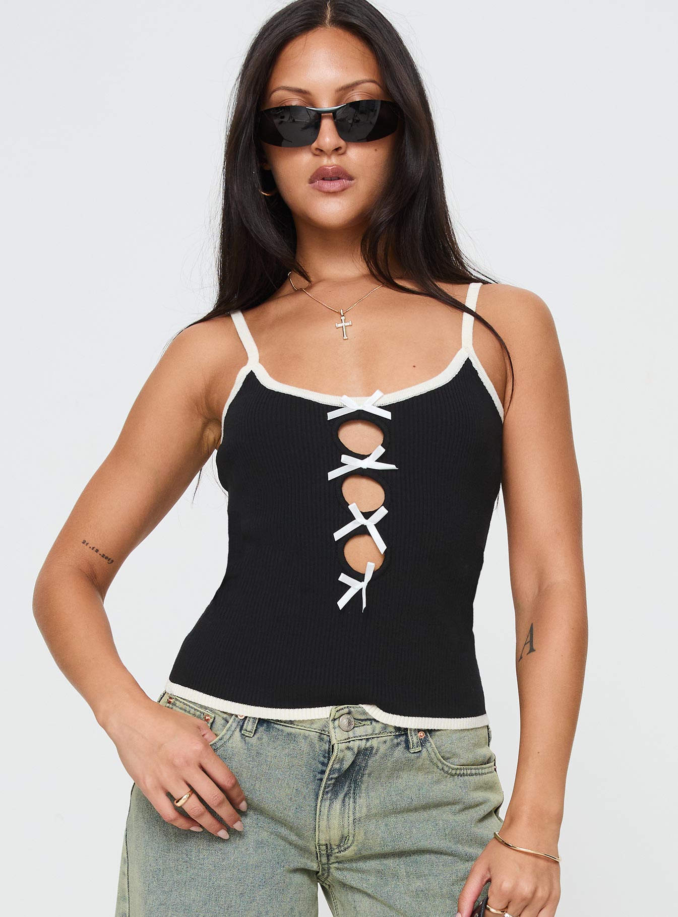 Alternative view of Kiss Me Cami Black