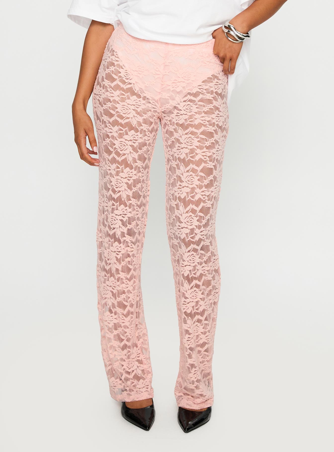 Alternative view of Peru Lace Pants Pink