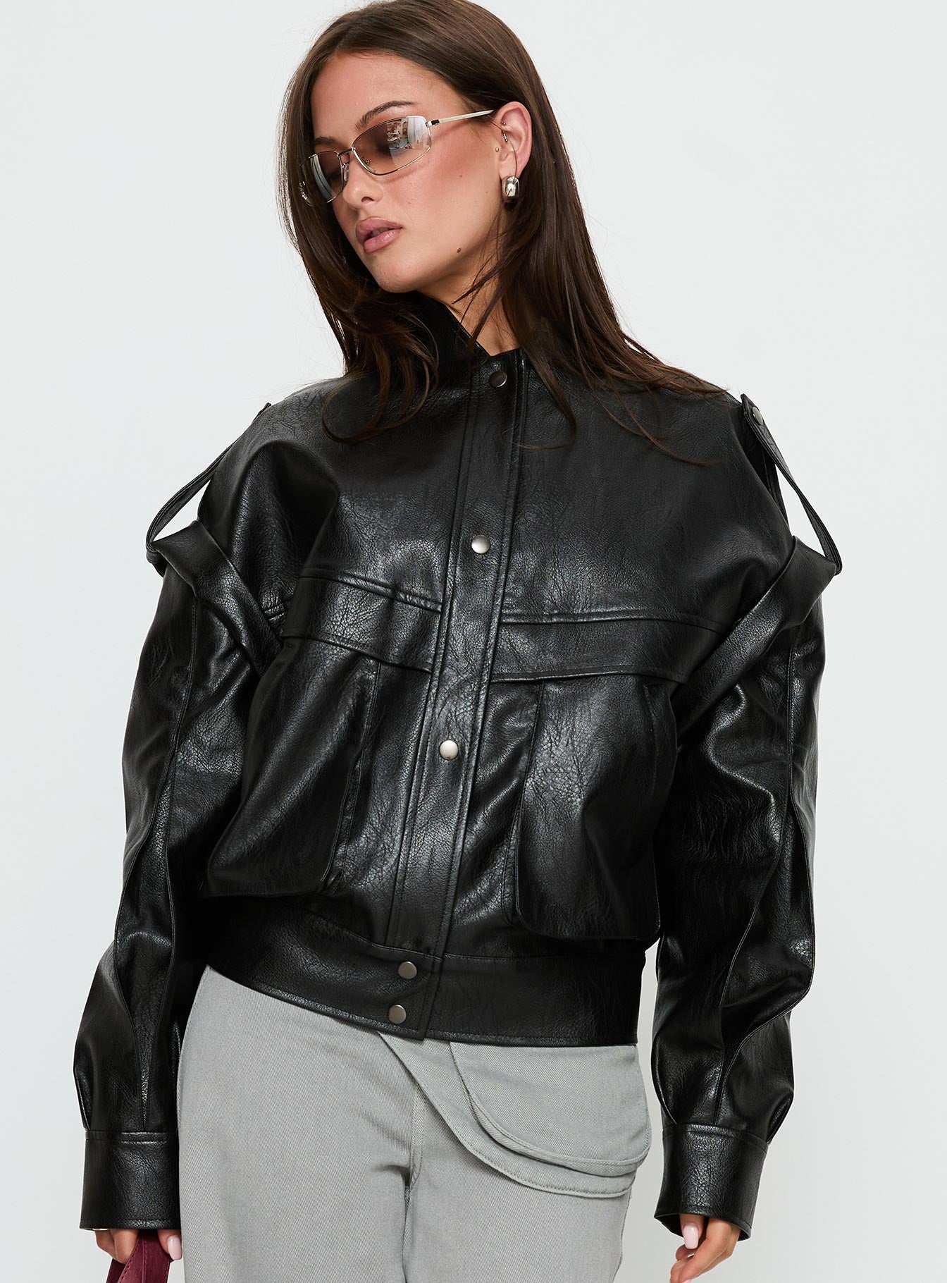 Alternative view of Madame Bomber Jacket Onyx