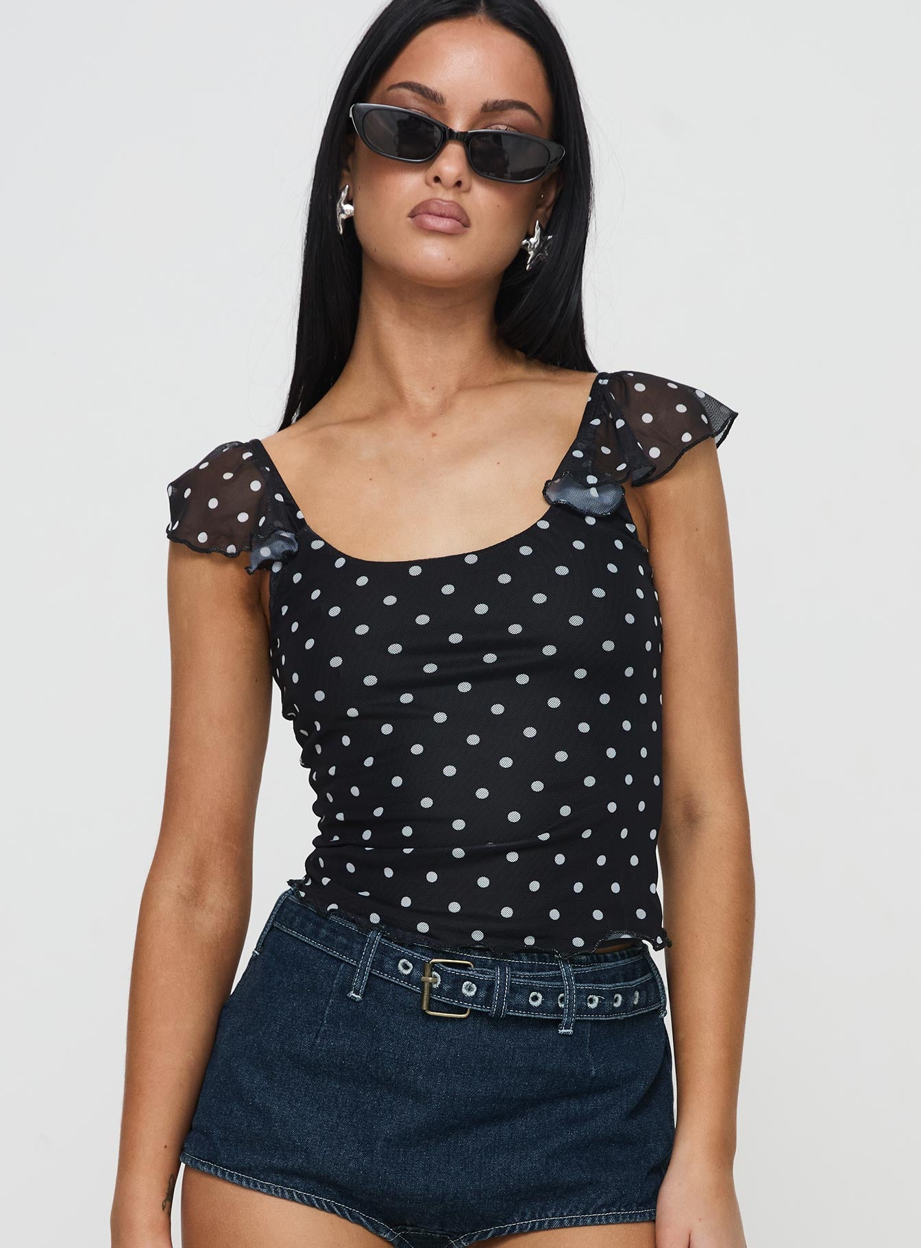 Alternative view of Beckinsale Polka Top Black