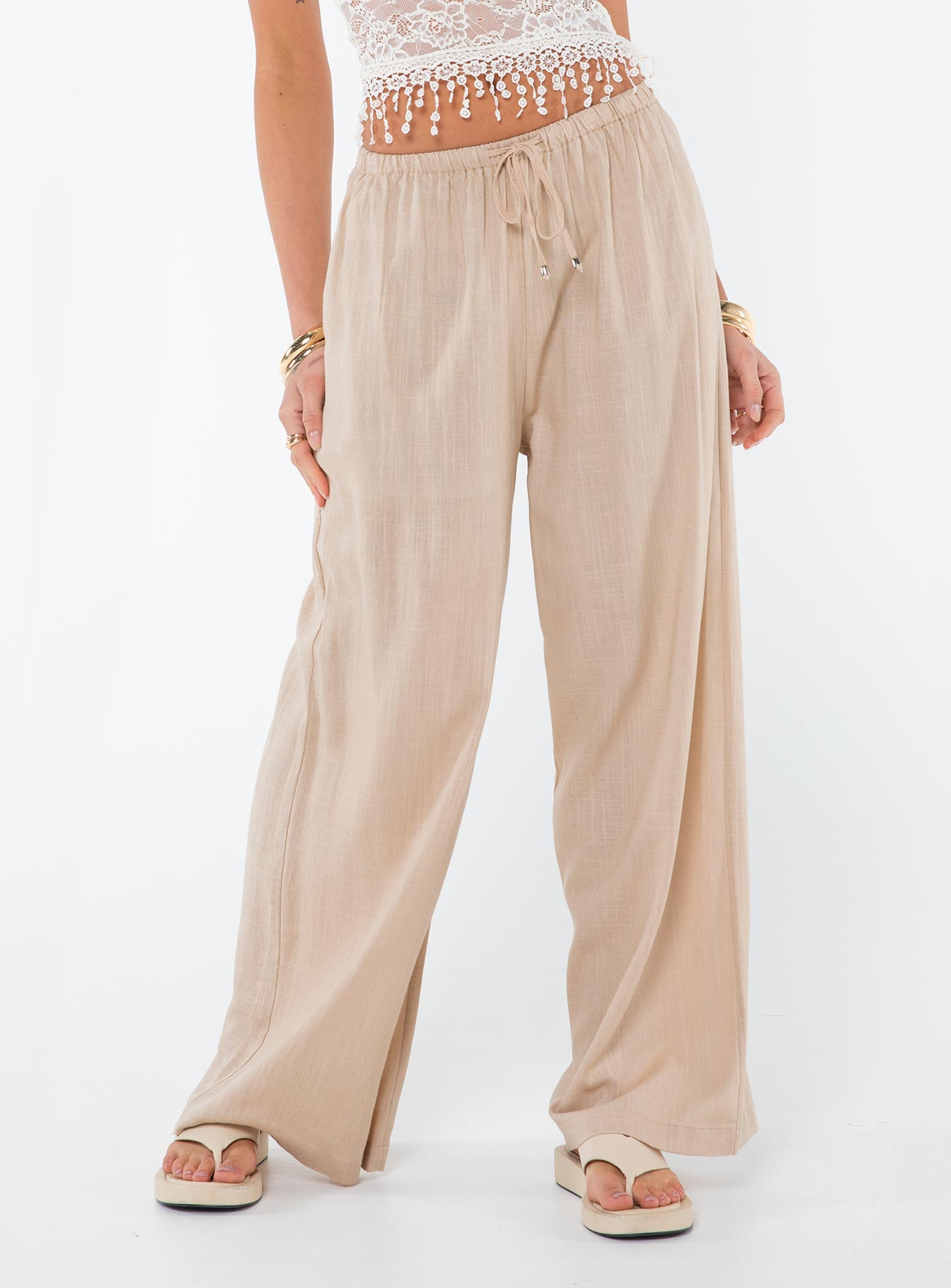 Alternative view of Ogilvie Linen Blend Pants Beige