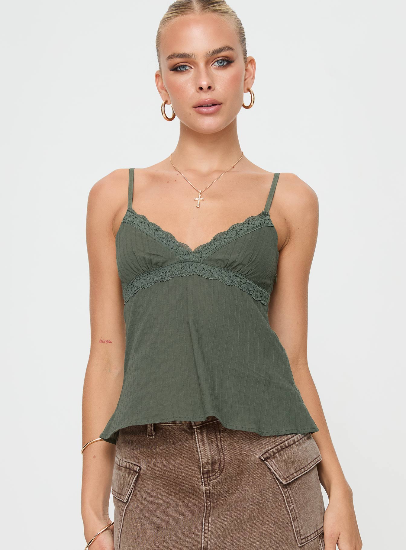 Alternative view of Lunya Top Green