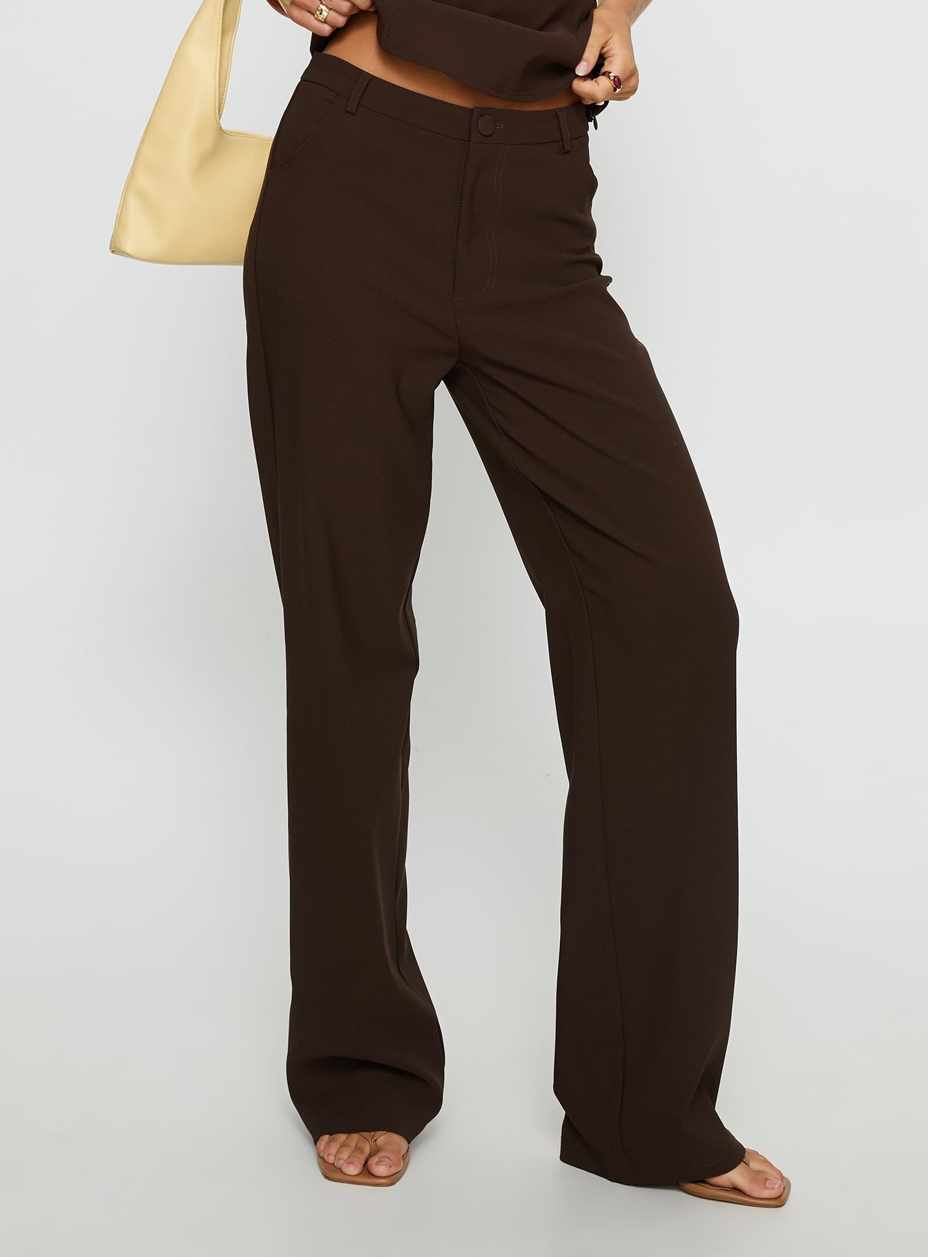 Alternative view of Kinsie Tailored Pants Brown