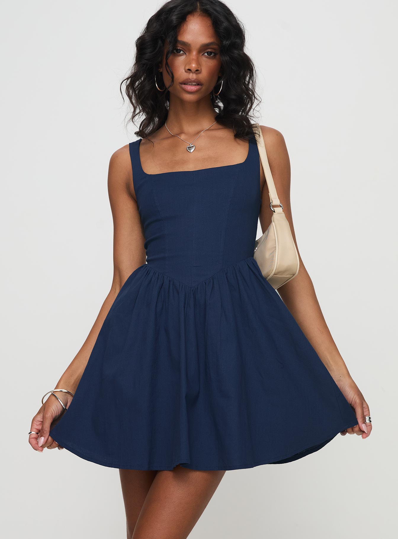 Alternative view of Martie Mini Dress Navy