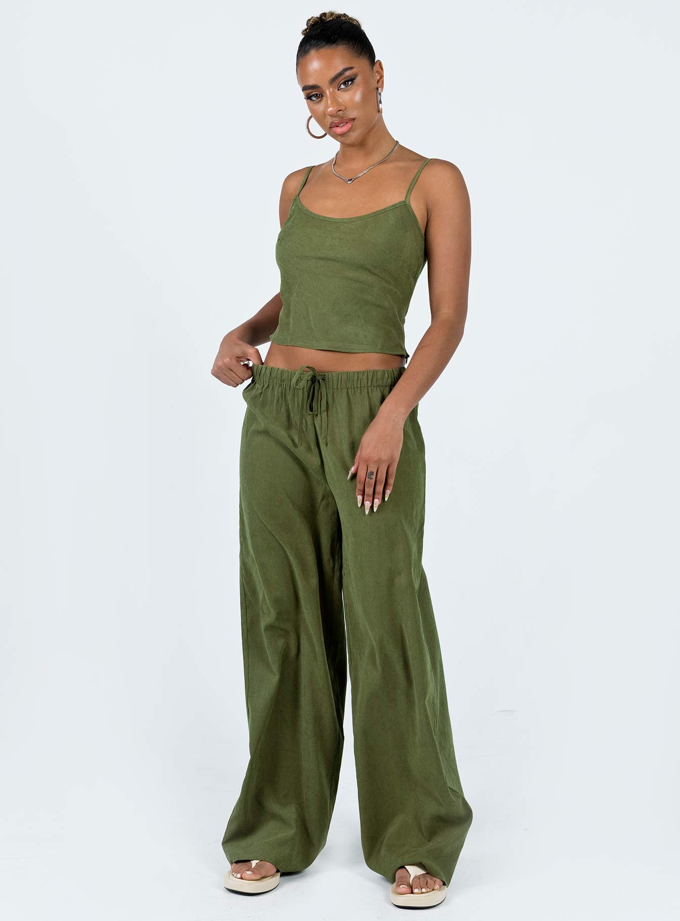 Alternative view of Paigey Set Khaki