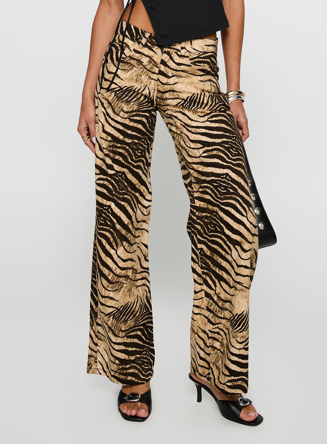 Alternative view of Low Rise Roomy Pants Multi