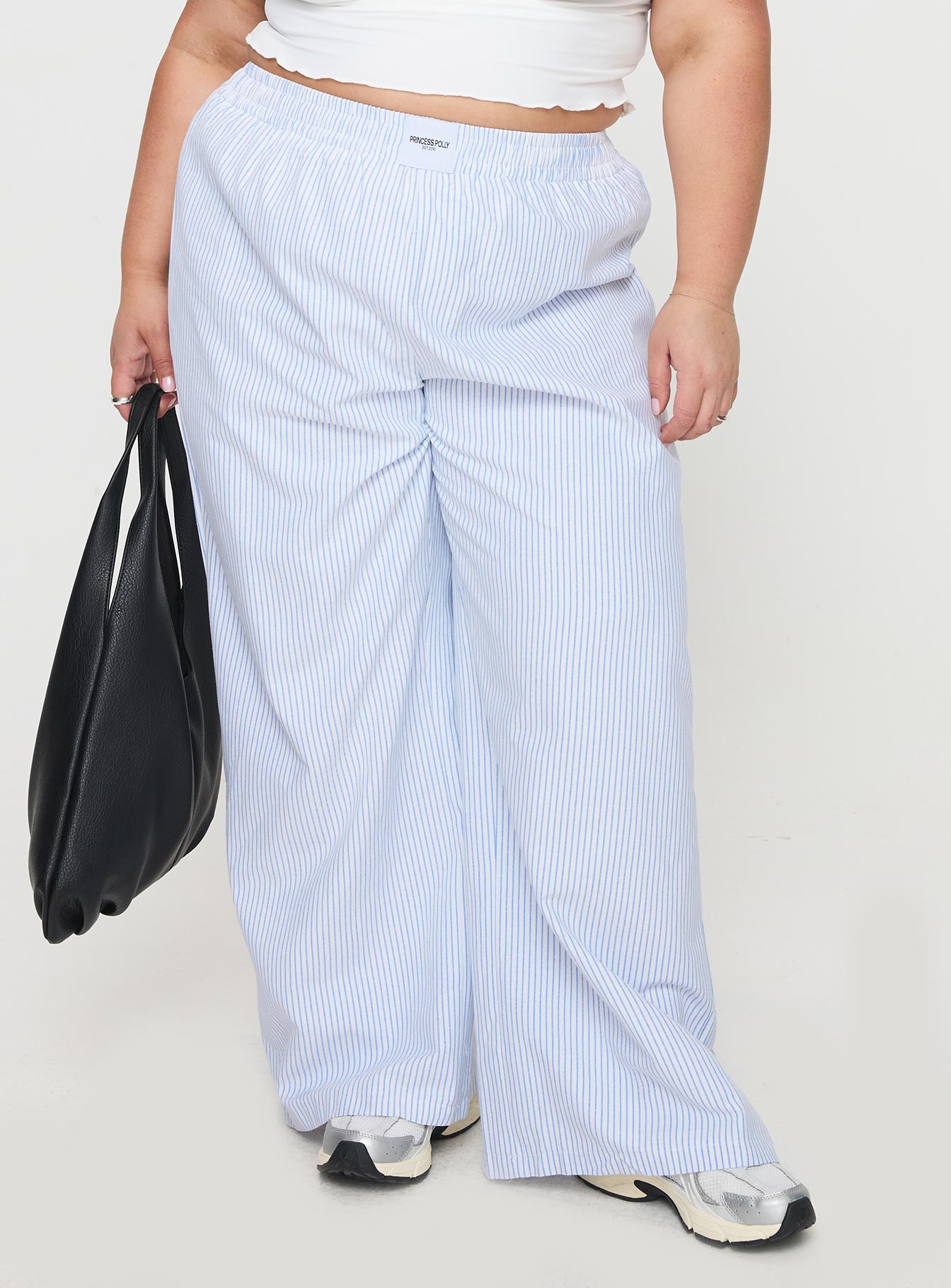 Alternative view of Beach House Pants Blue Stripe Curve