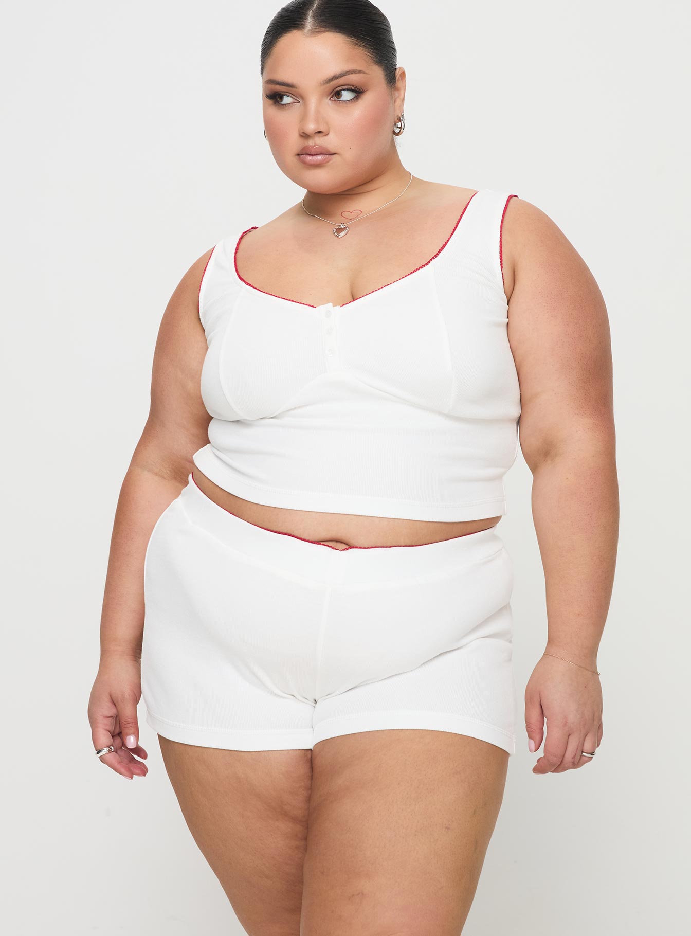 Alternative view of Motif Rib Sleep Set Ivory Curve