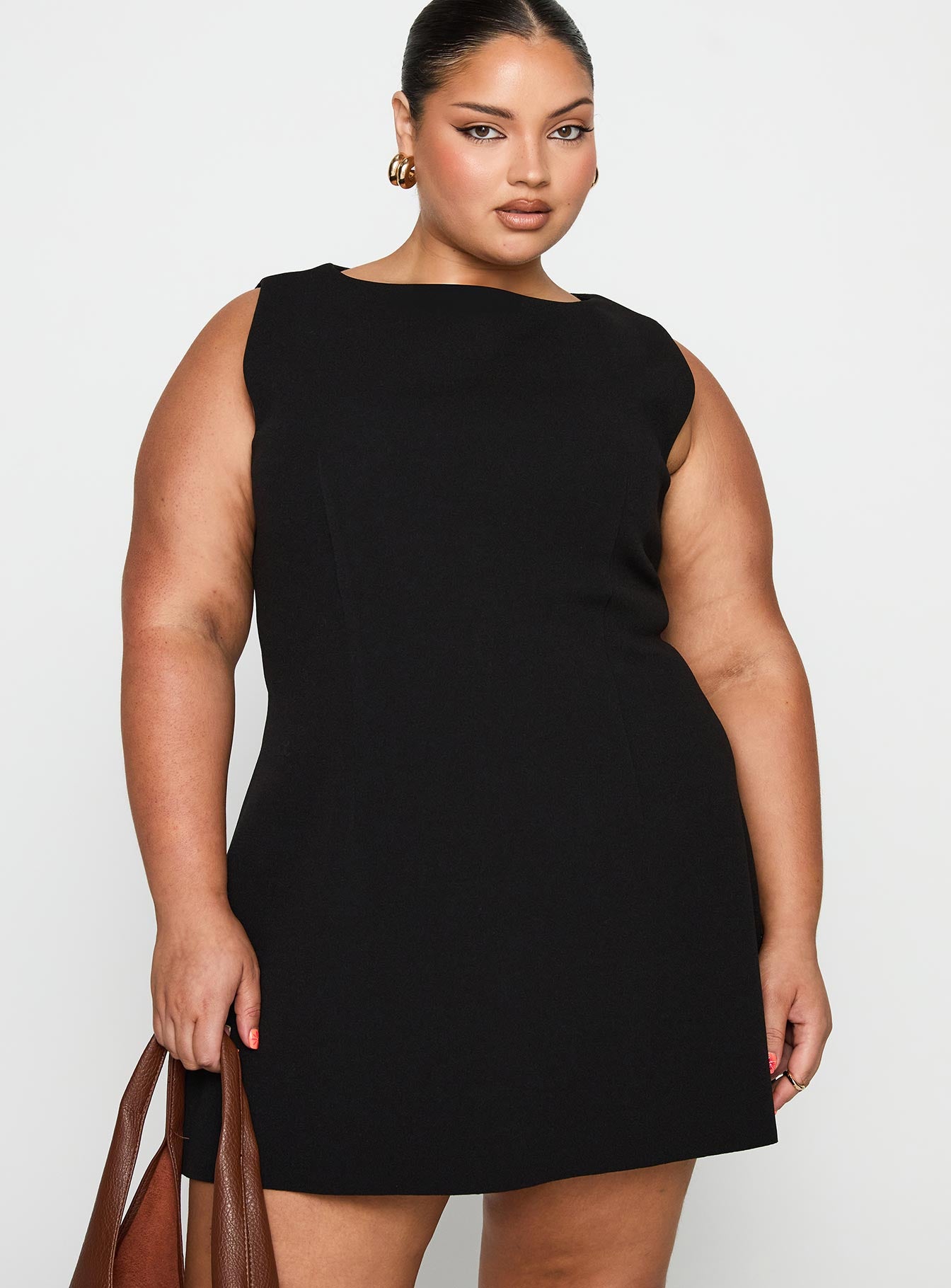 Alternative view of Anse Mini Dress Black Curve