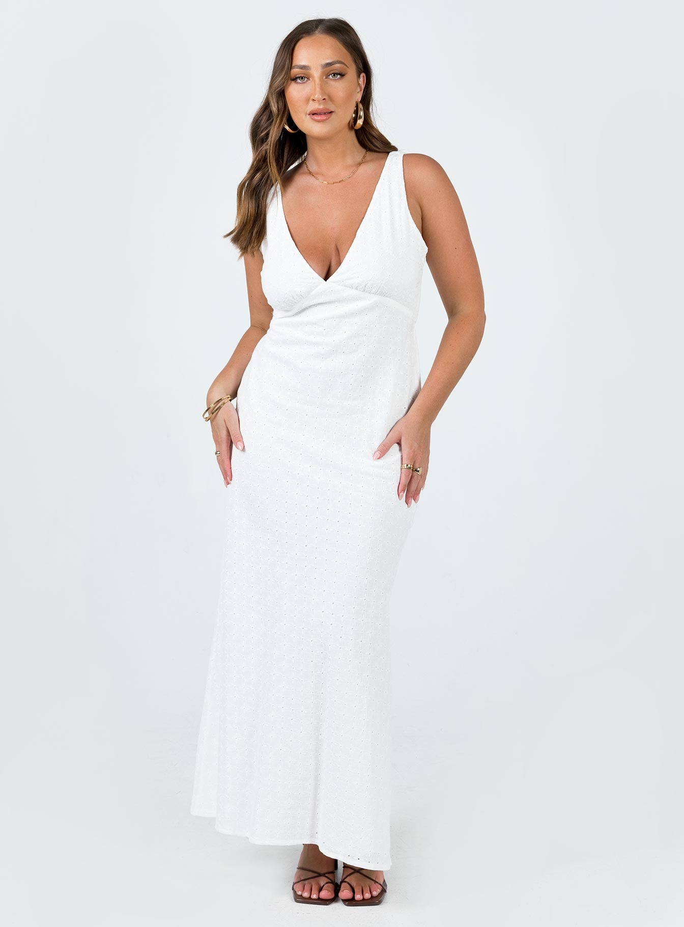 Alternative view of Nellie Maxi Dress White
