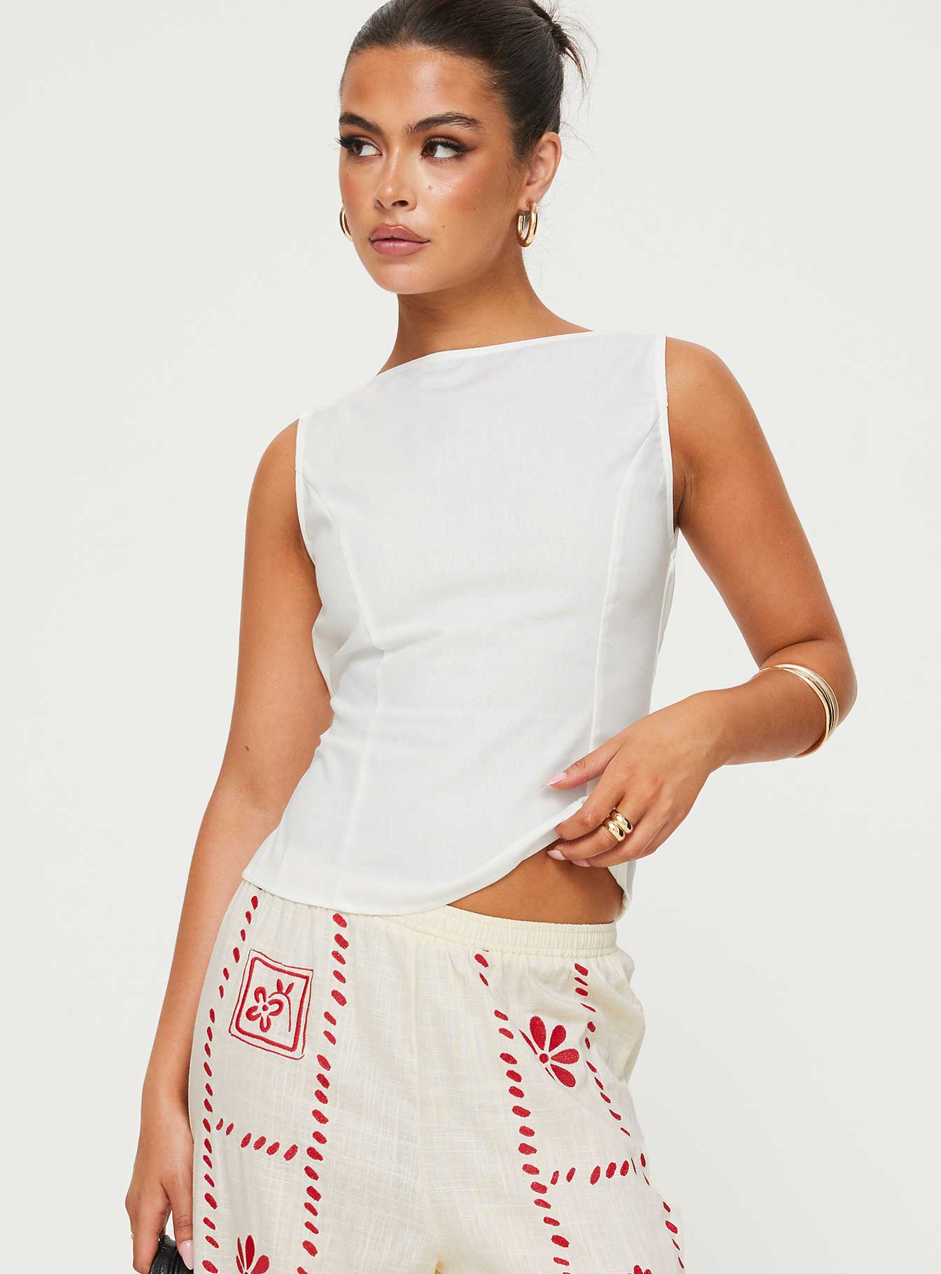 Alternative view of Lilitina Top White