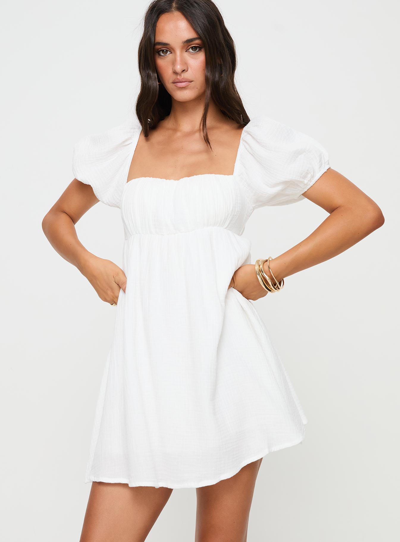 Alternative view of Let's Dance Mini Dress White