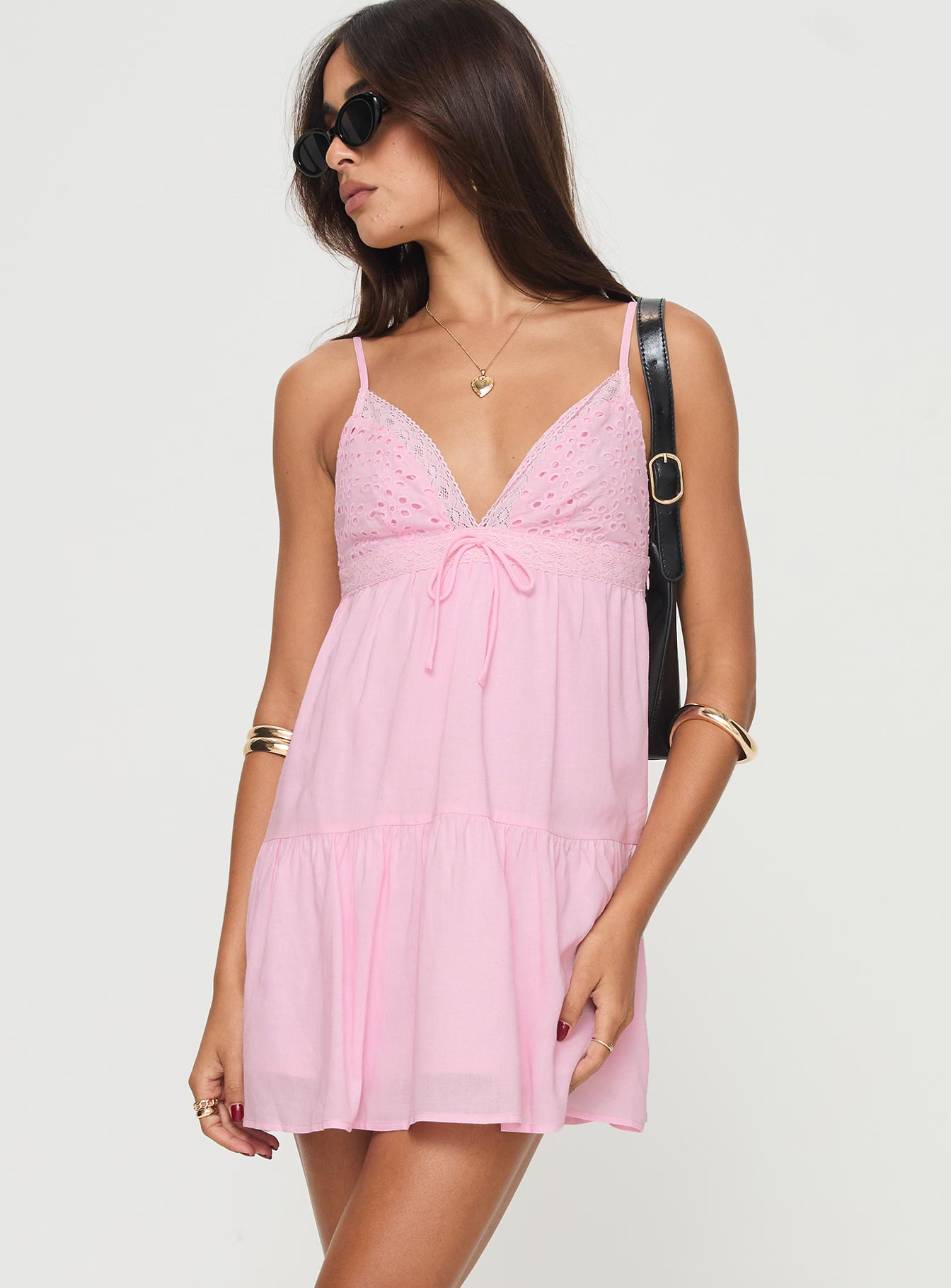 Alternative view of Nicoletta Mini Dress Light Pink